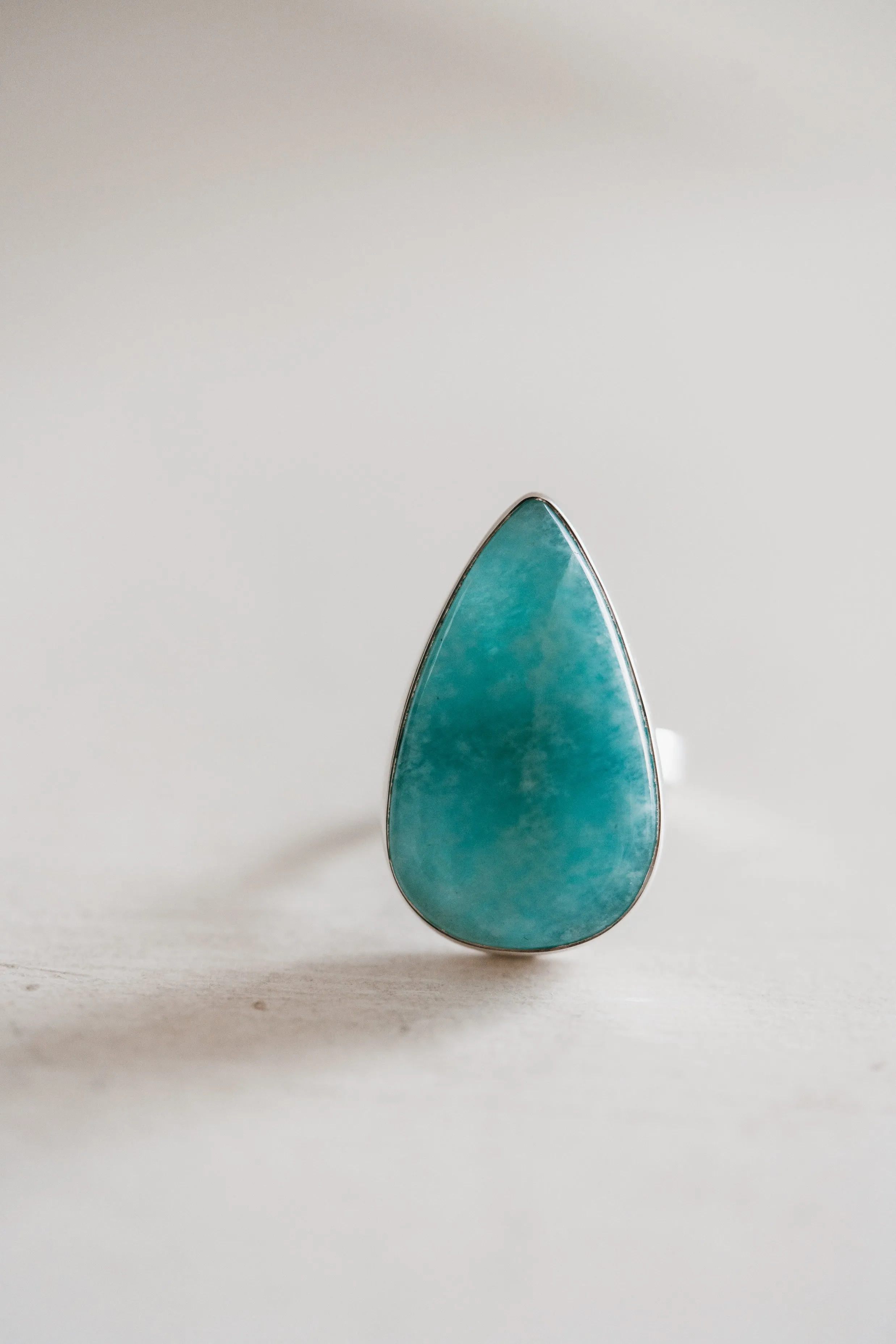 Amaya Ring | #2 | Amazonite sold by Goldie Lew product image thumbnail 3