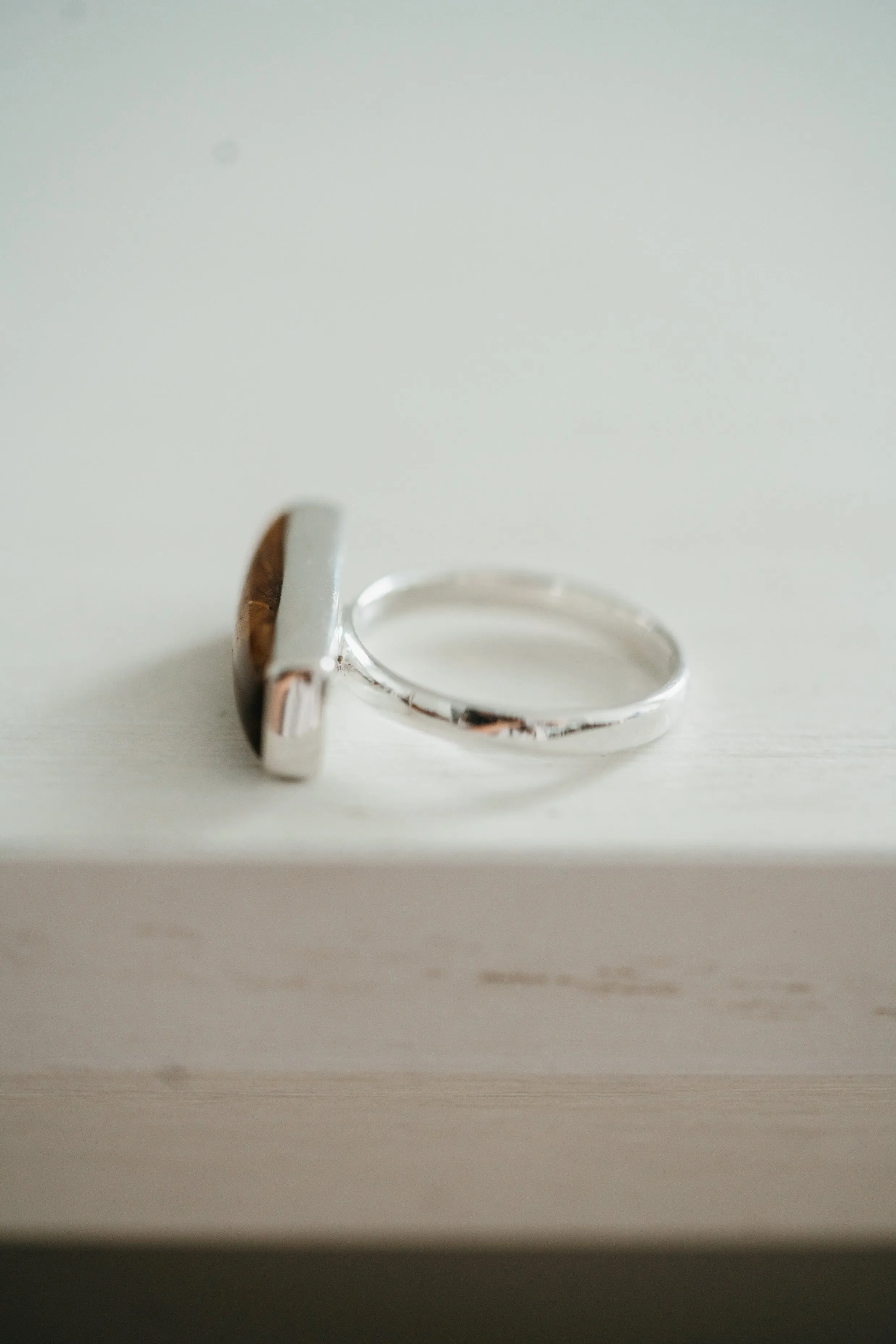 Eddison Ring | Tiger's Eye sold by Goldie Lew product image thumbnail 2