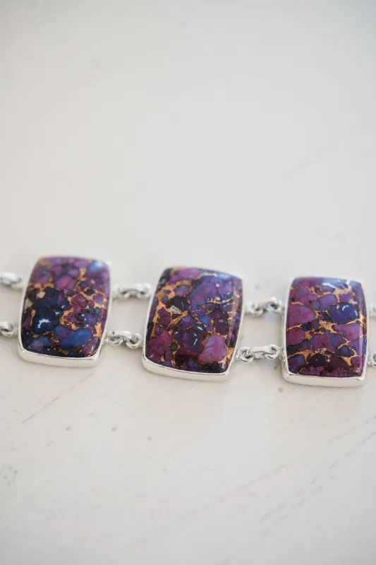 Celia Bracelet | Purple sold by Goldie Lew