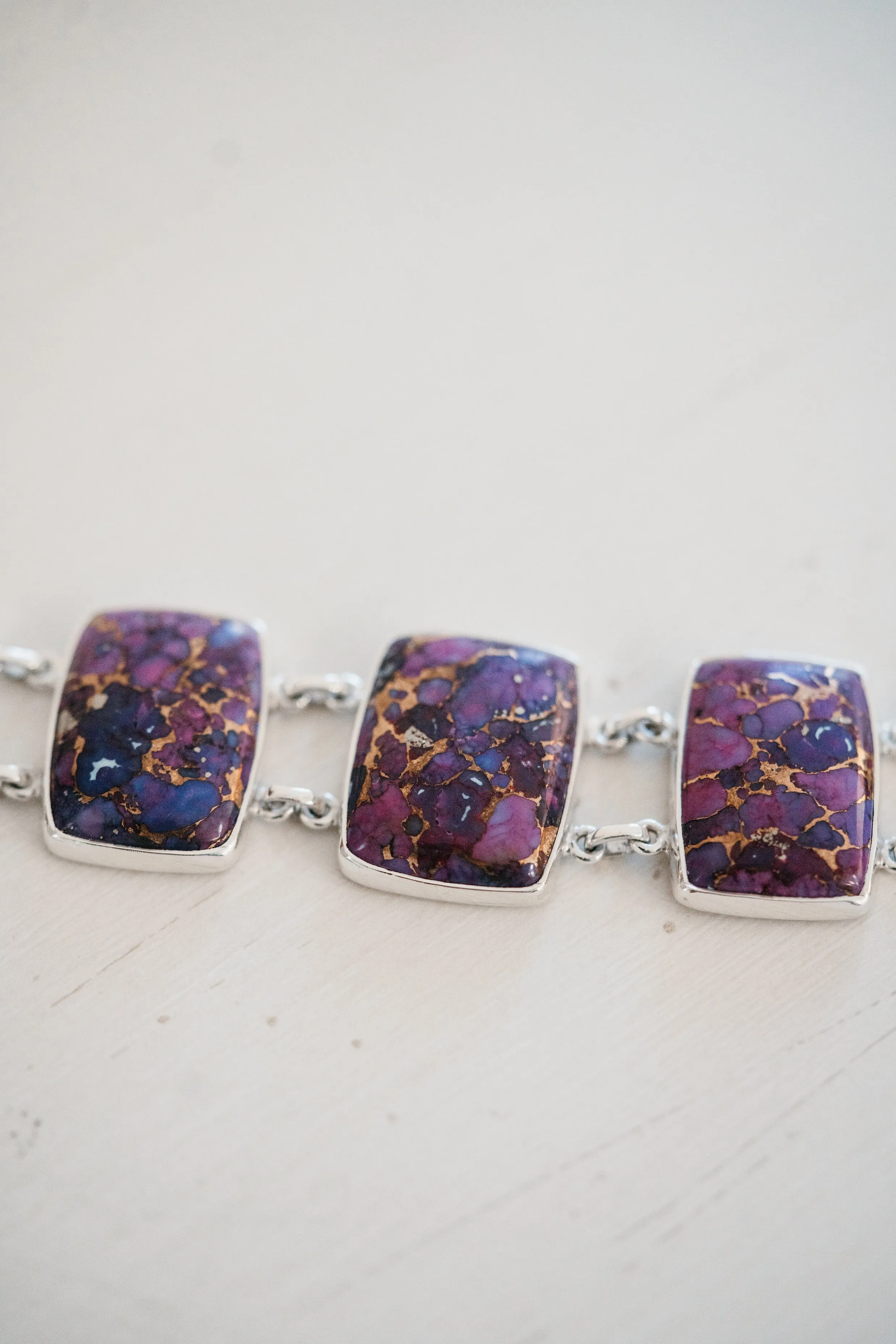 Celia Bracelet | Purple sold by Goldie Lew