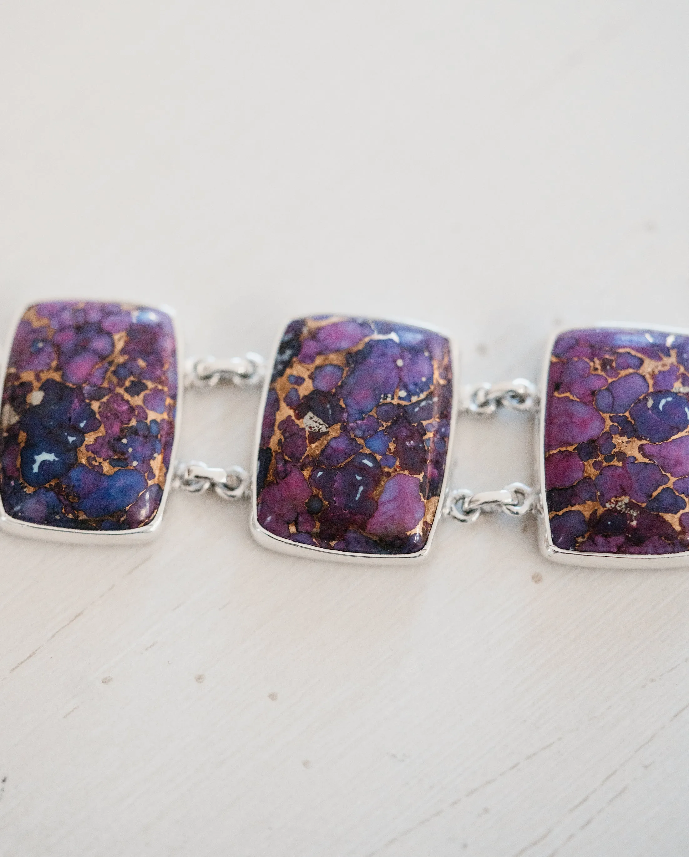 Celia Bracelet | Purple sold by Goldie Lew product image thumbnail 2