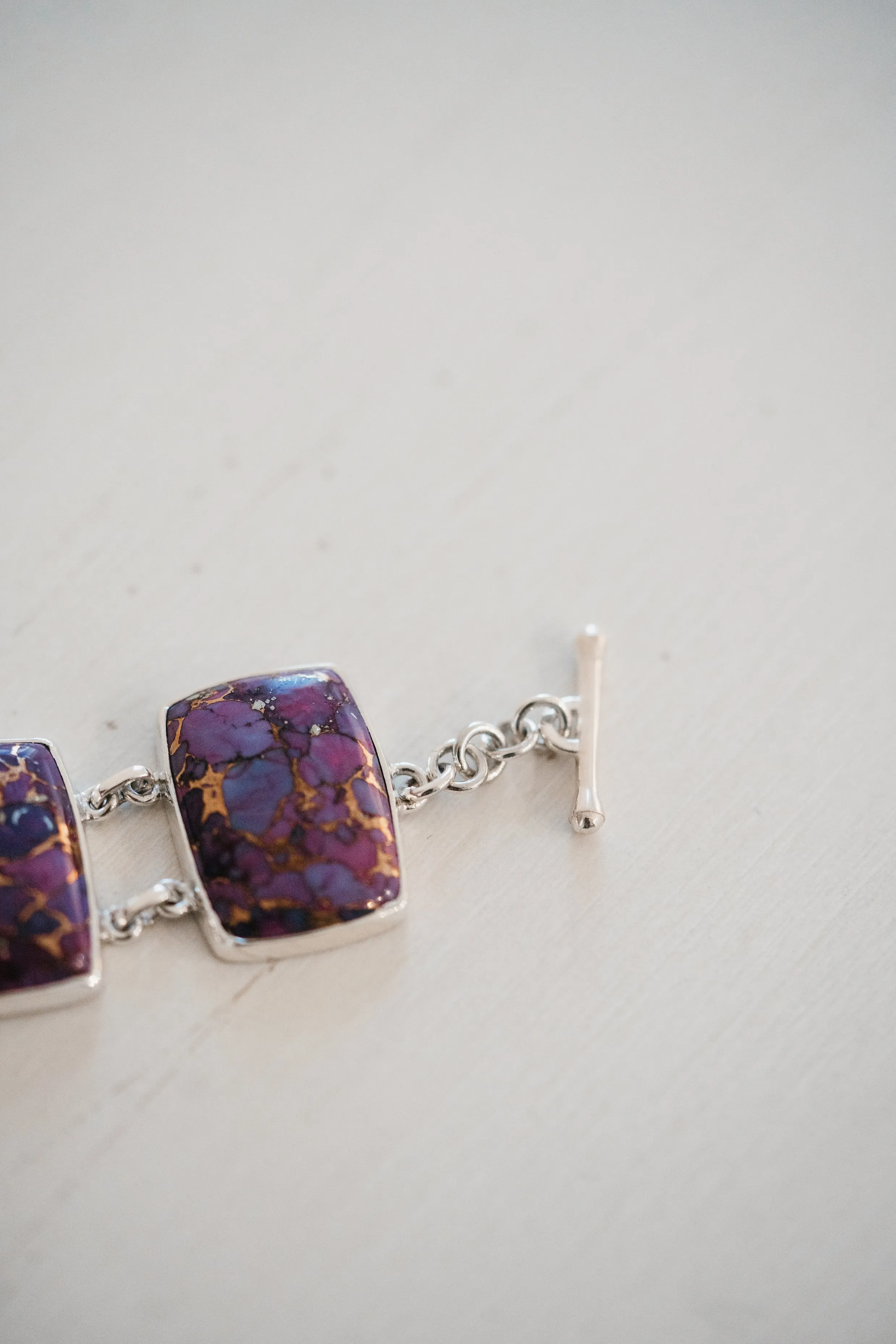 Celia Bracelet | Purple sold by Goldie Lew product image thumbnail 3
