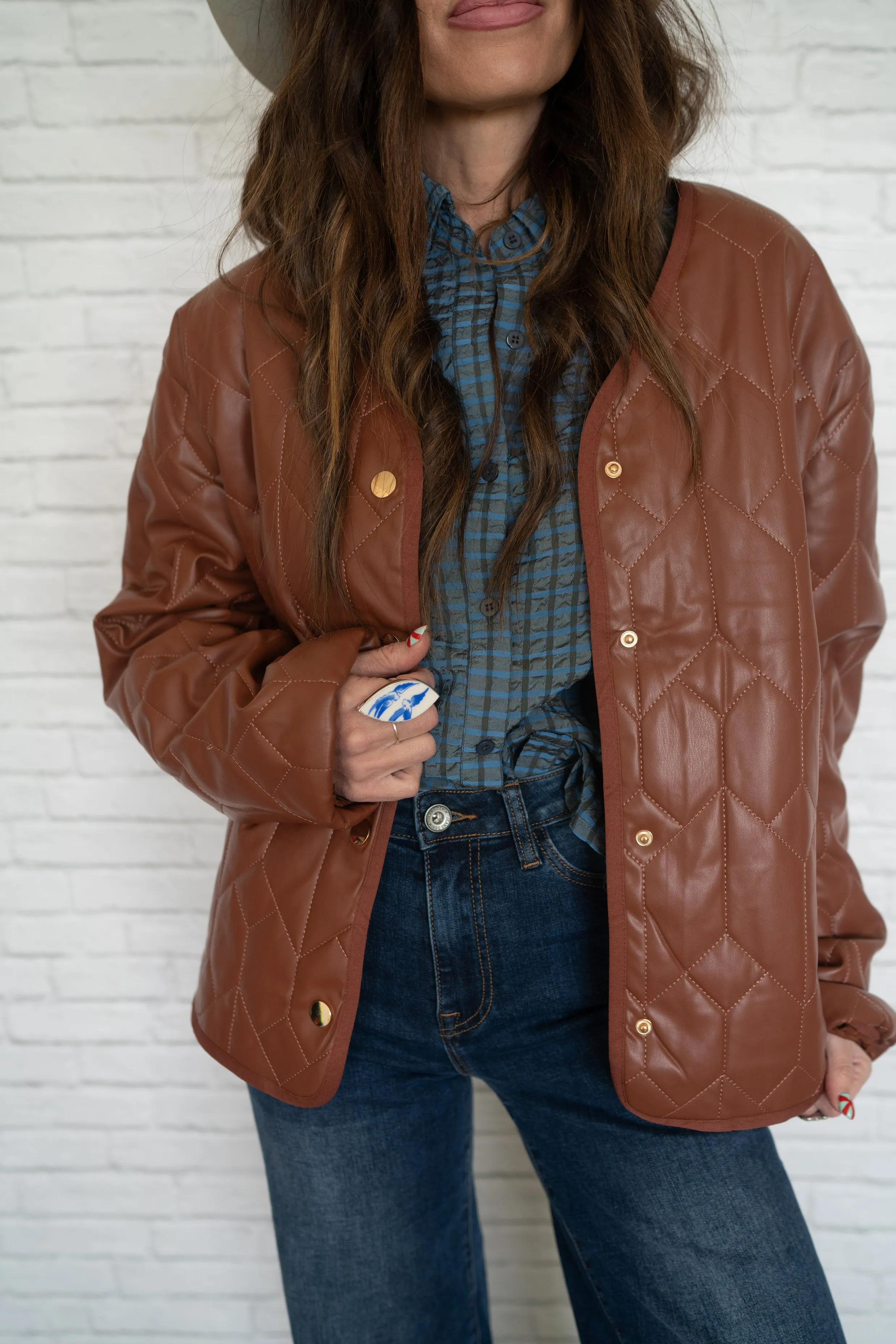 Elda Quilted Jacket sold by Goldie Lew product image thumbnail 3