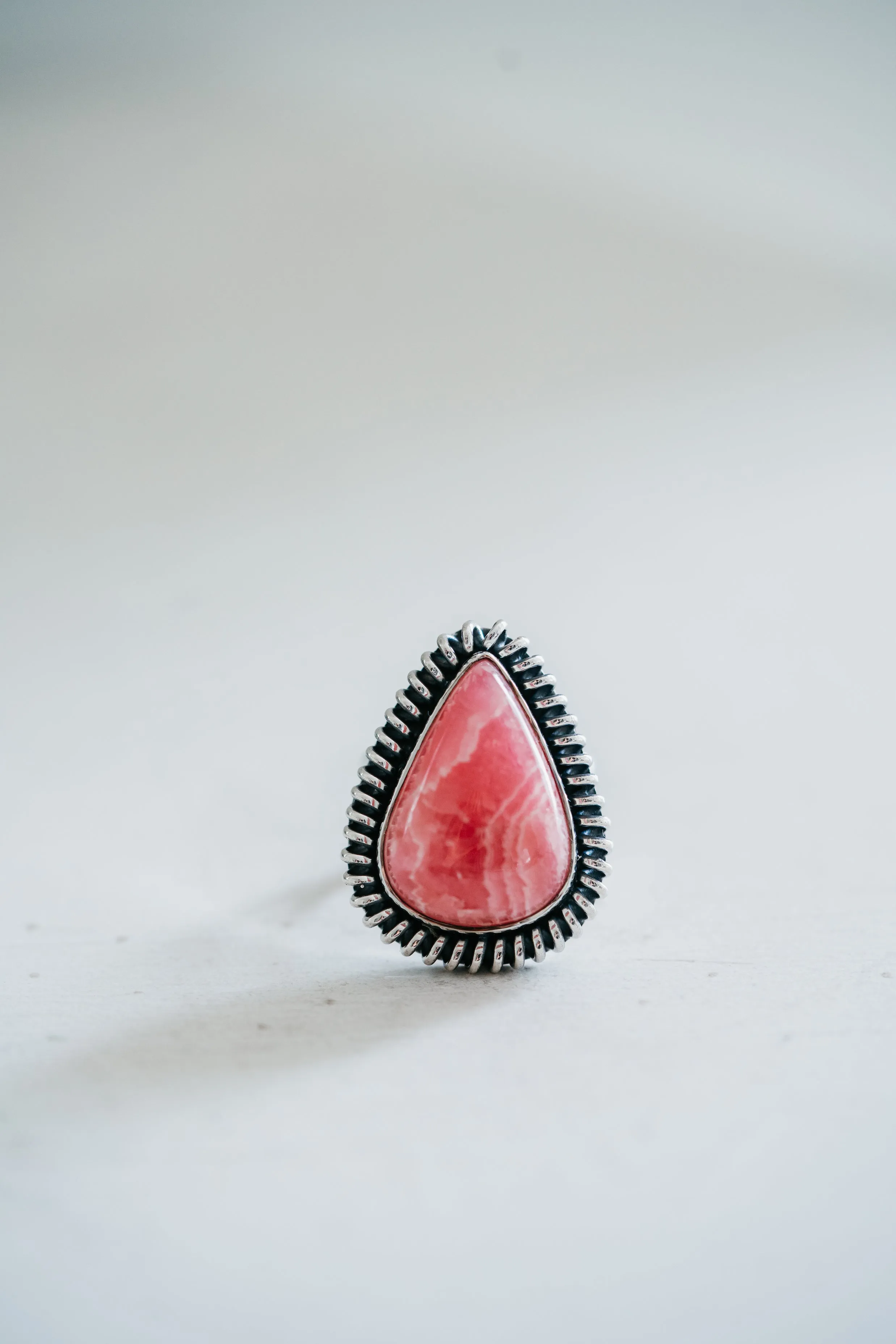 Petra Ring | Pink Rhodonite sold by Goldie Lew product image thumbnail 3