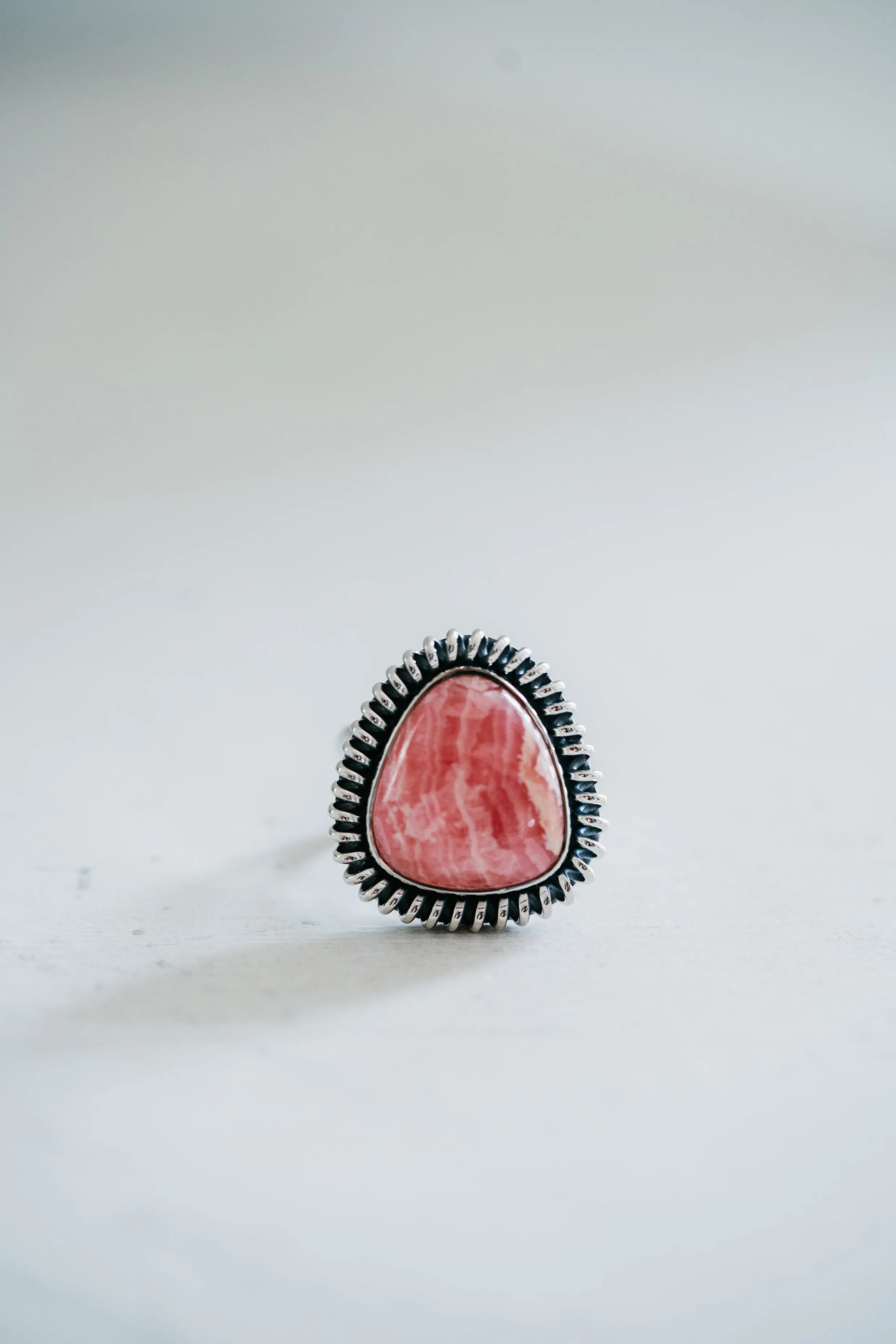 Petra Ring | Pink Rhodonite sold by Goldie Lew product image thumbnail 4