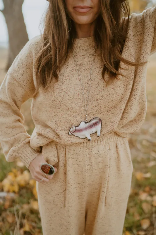 Brahman Bull Necklace sold by Goldie Lew