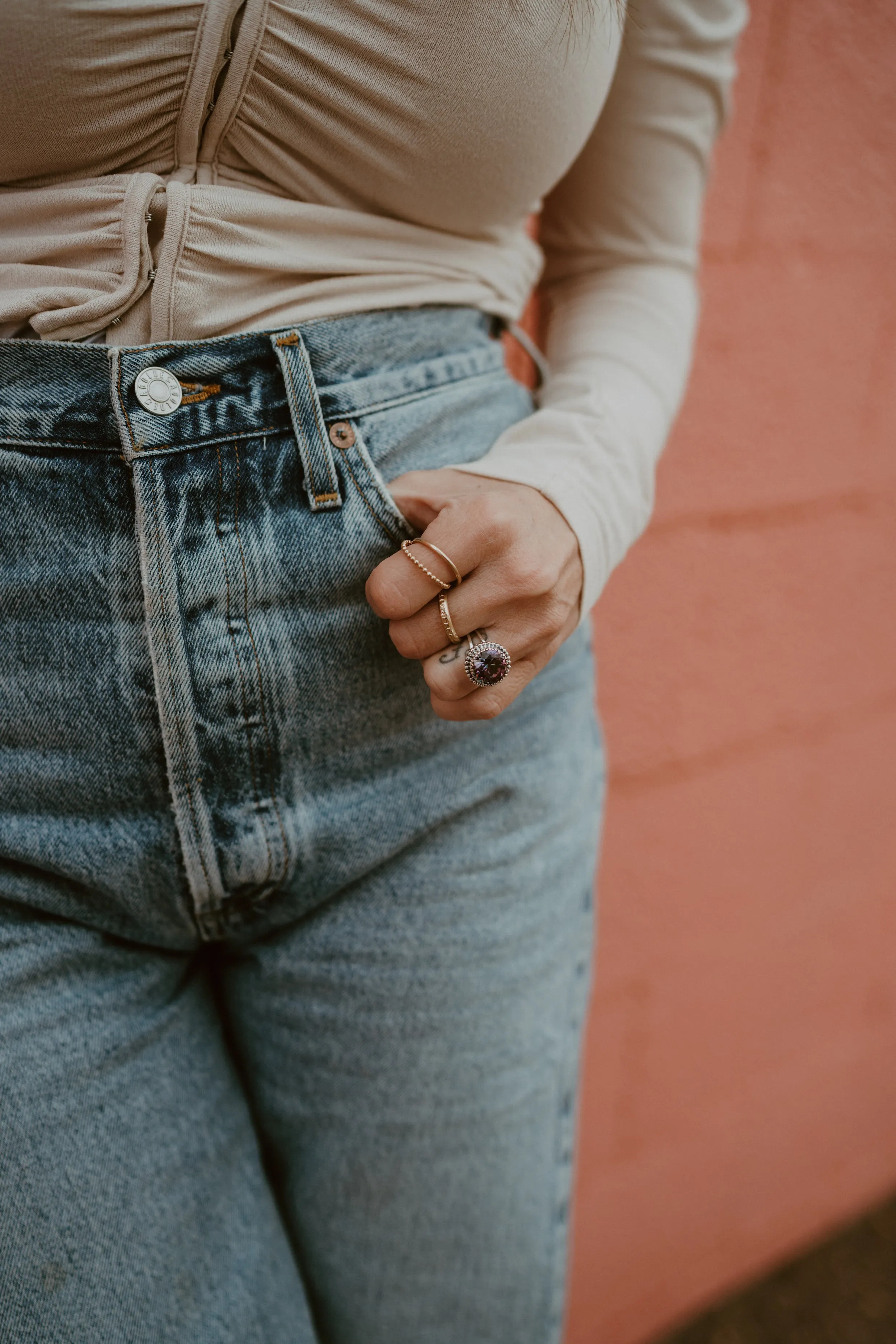 Pamela Ring | Mystic Quartz sold by Goldie Lew product image thumbnail 3