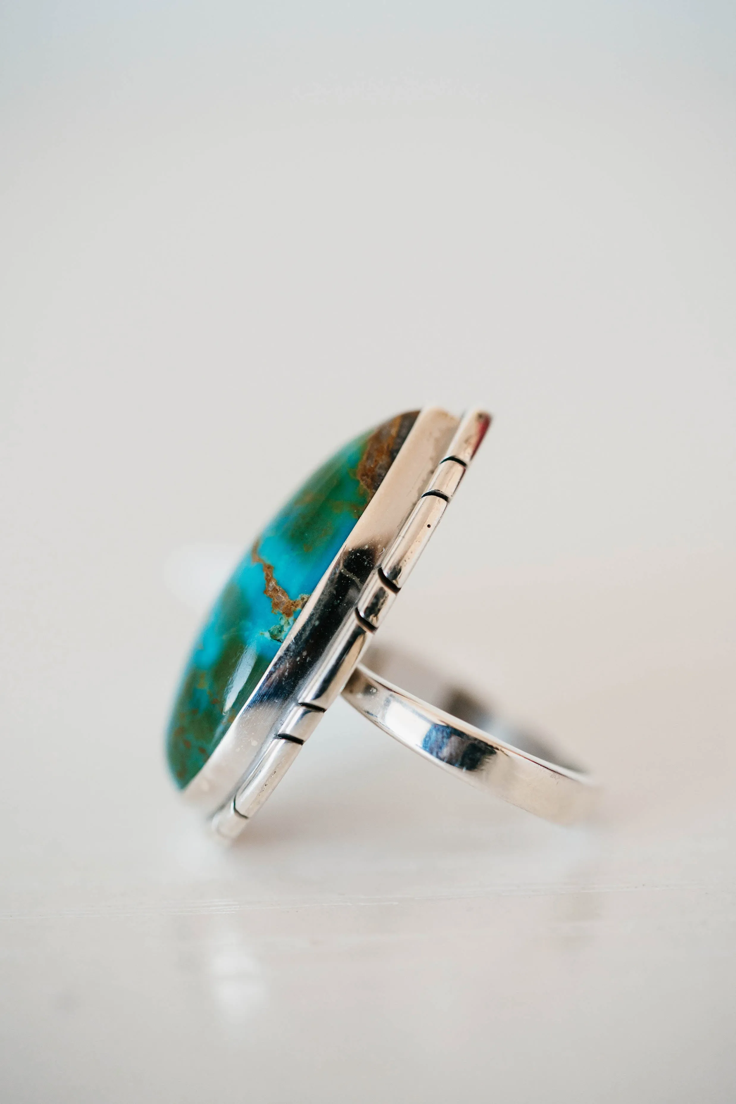 Dawn Ring | Turquoise sold by Goldie Lew product image thumbnail 4