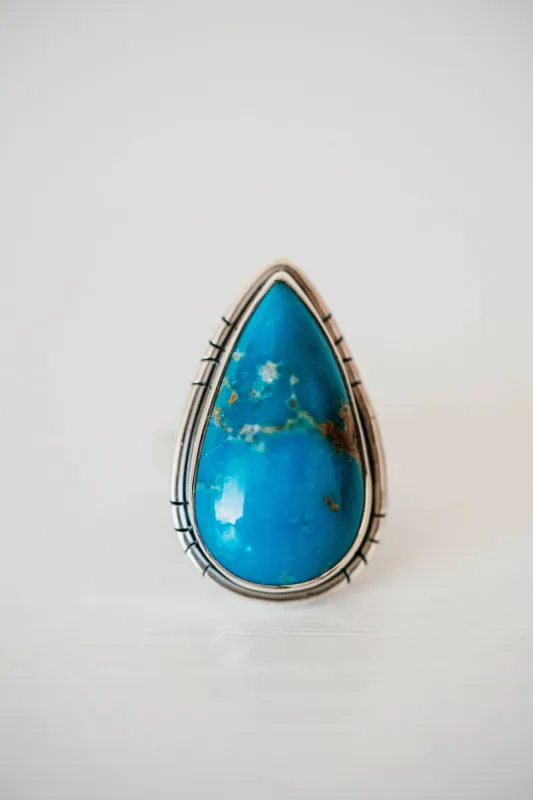 Dawn Ring | Turquoise sold by Goldie Lew