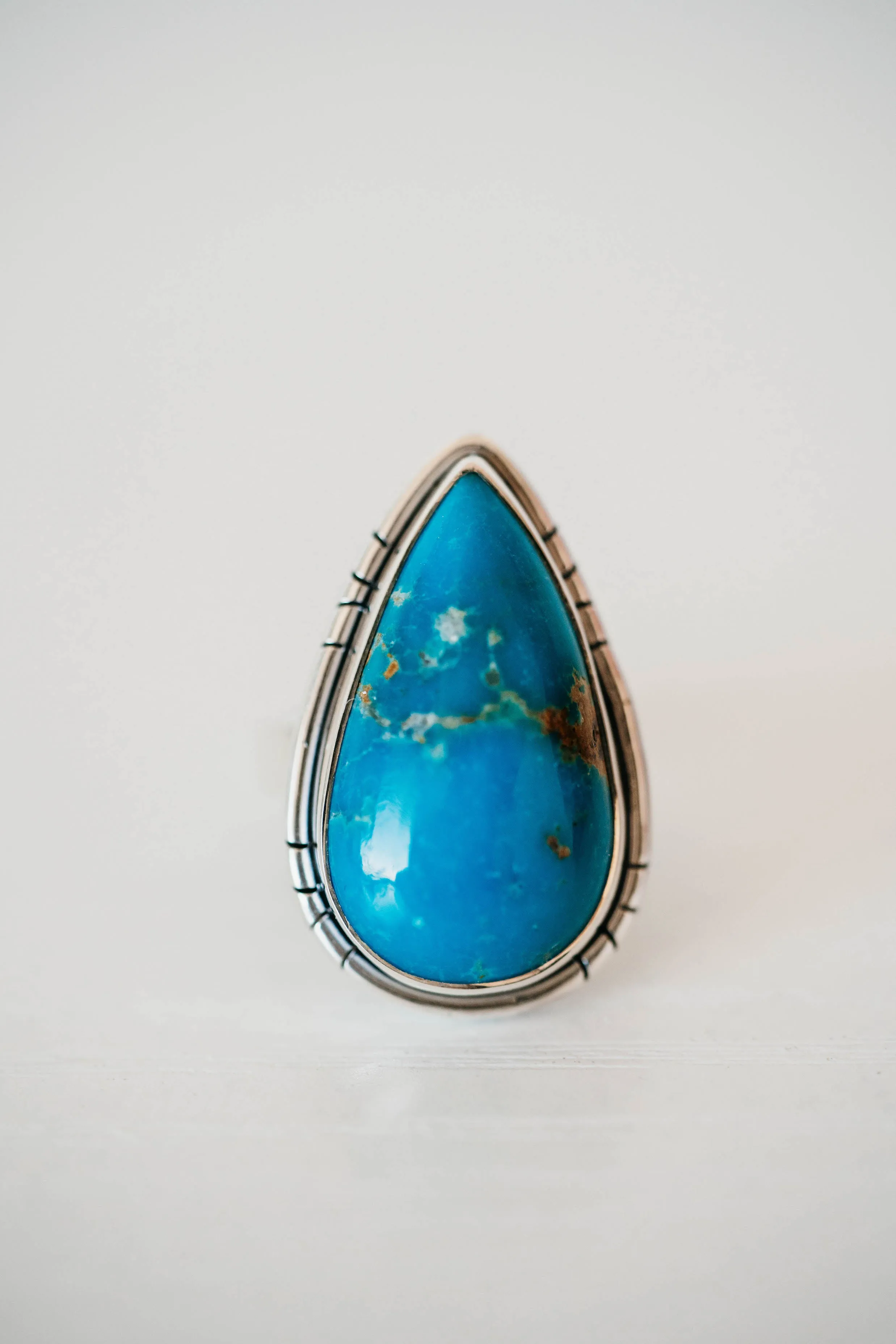 Dawn Ring | Turquoise sold by Goldie Lew