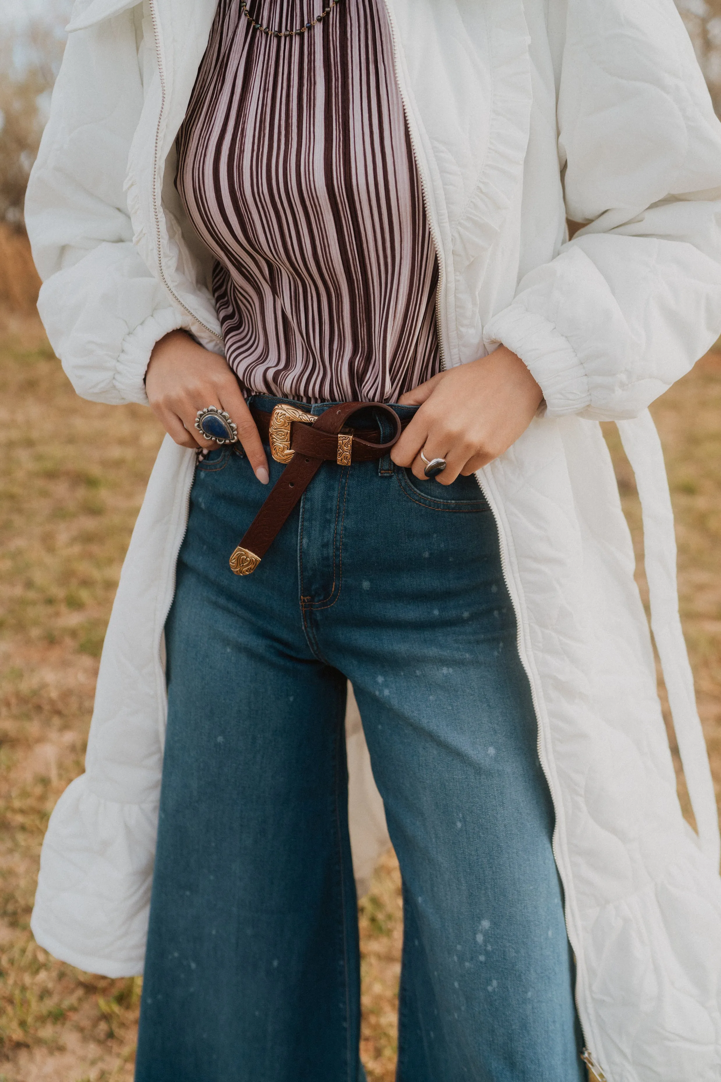 Western Leather Belt sold by Goldie Lew product image thumbnail 4