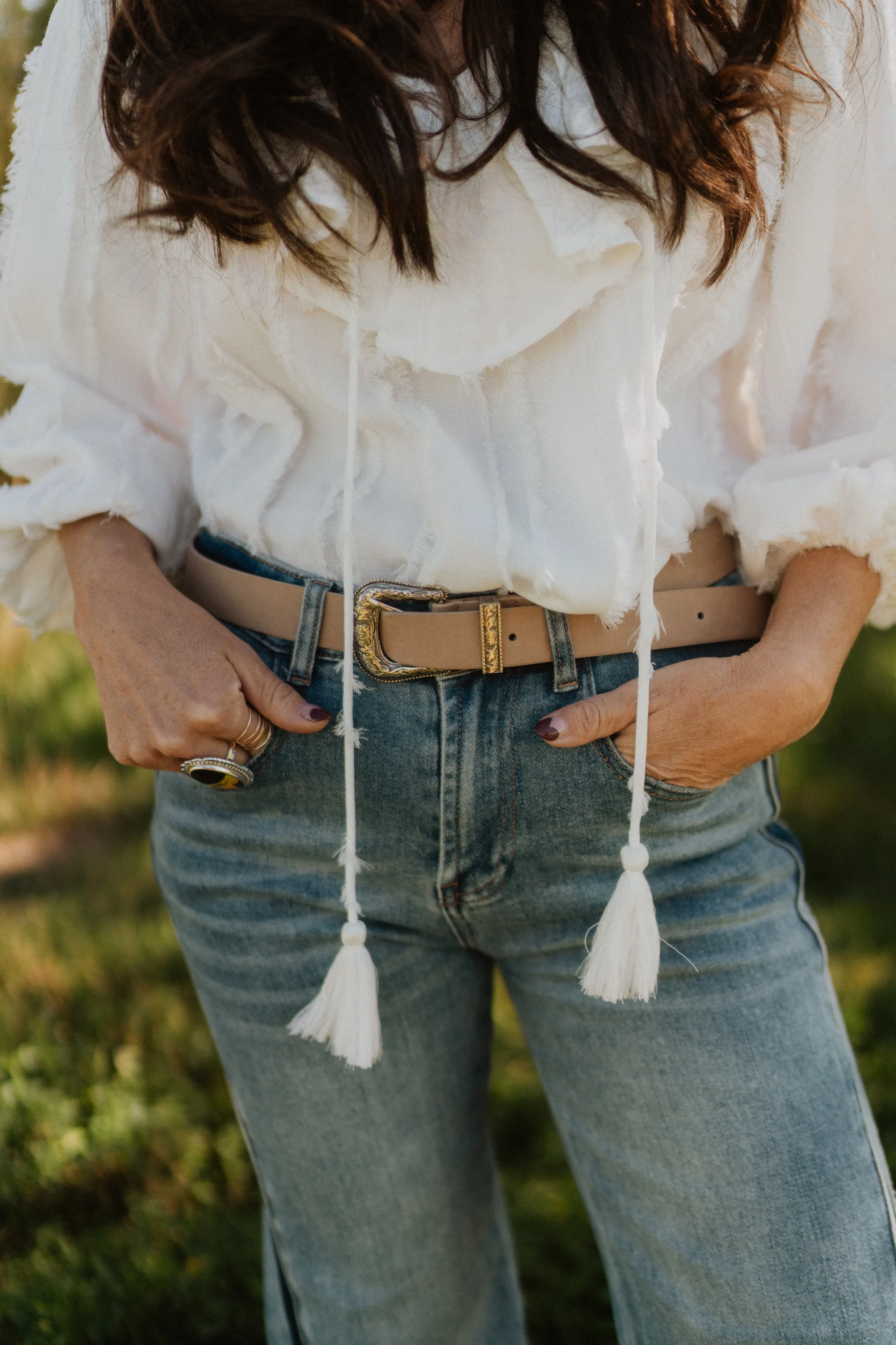 Western Leather Belt sold by Goldie Lew product image thumbnail 5
