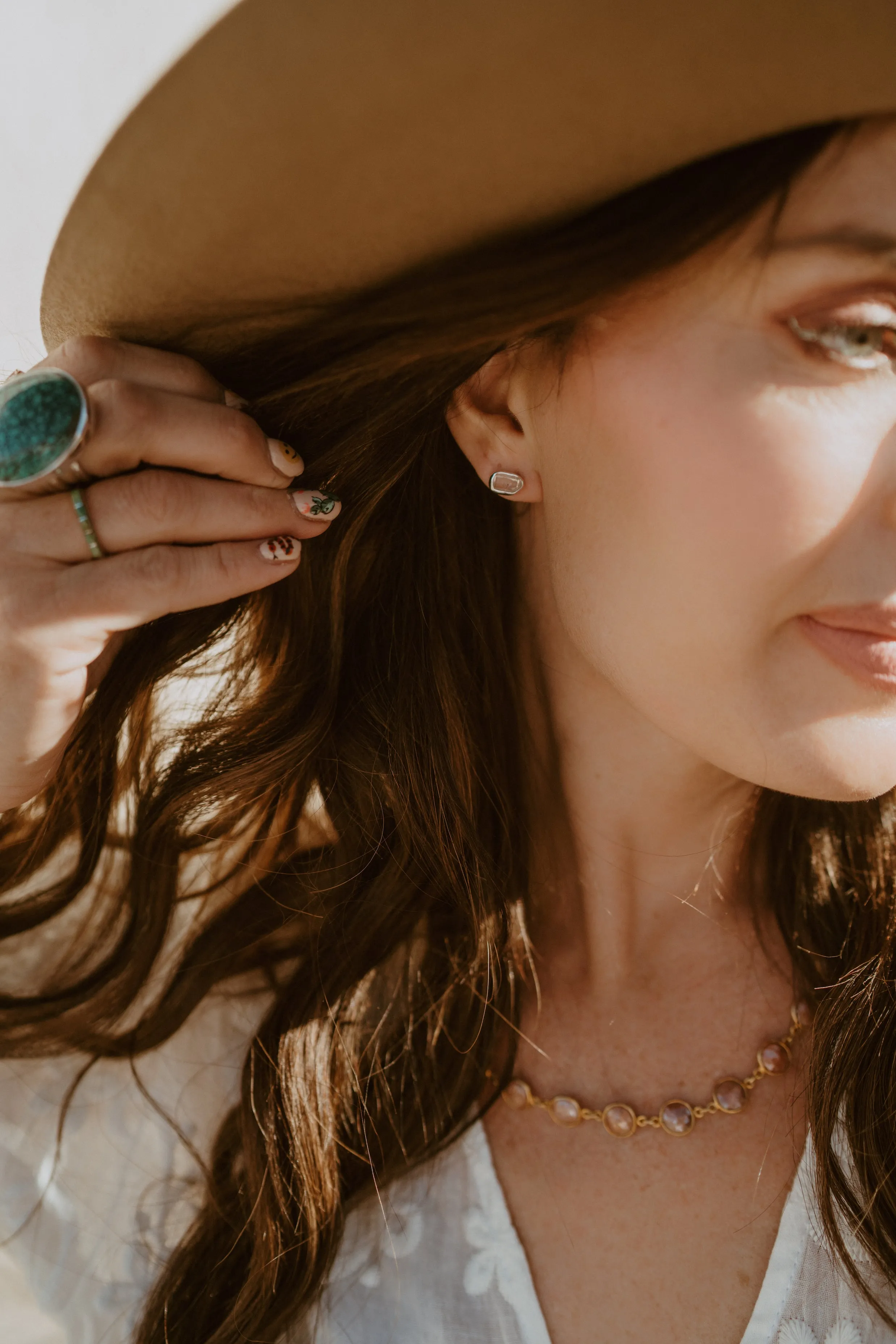 Farrah Studs sold by Goldie Lew product image thumbnail 3