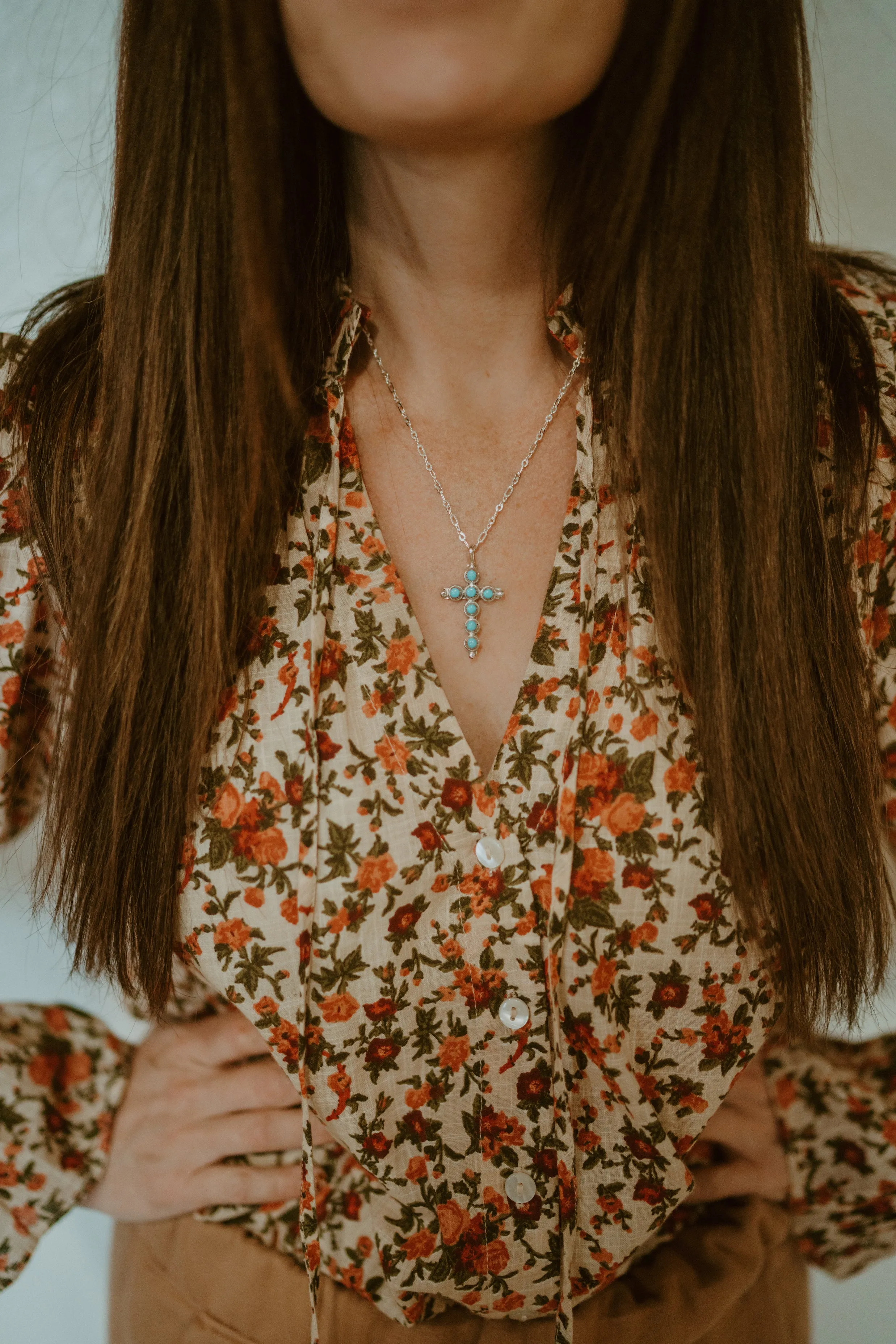 Dottie Cross Necklace | #2 sold by Goldie Lew