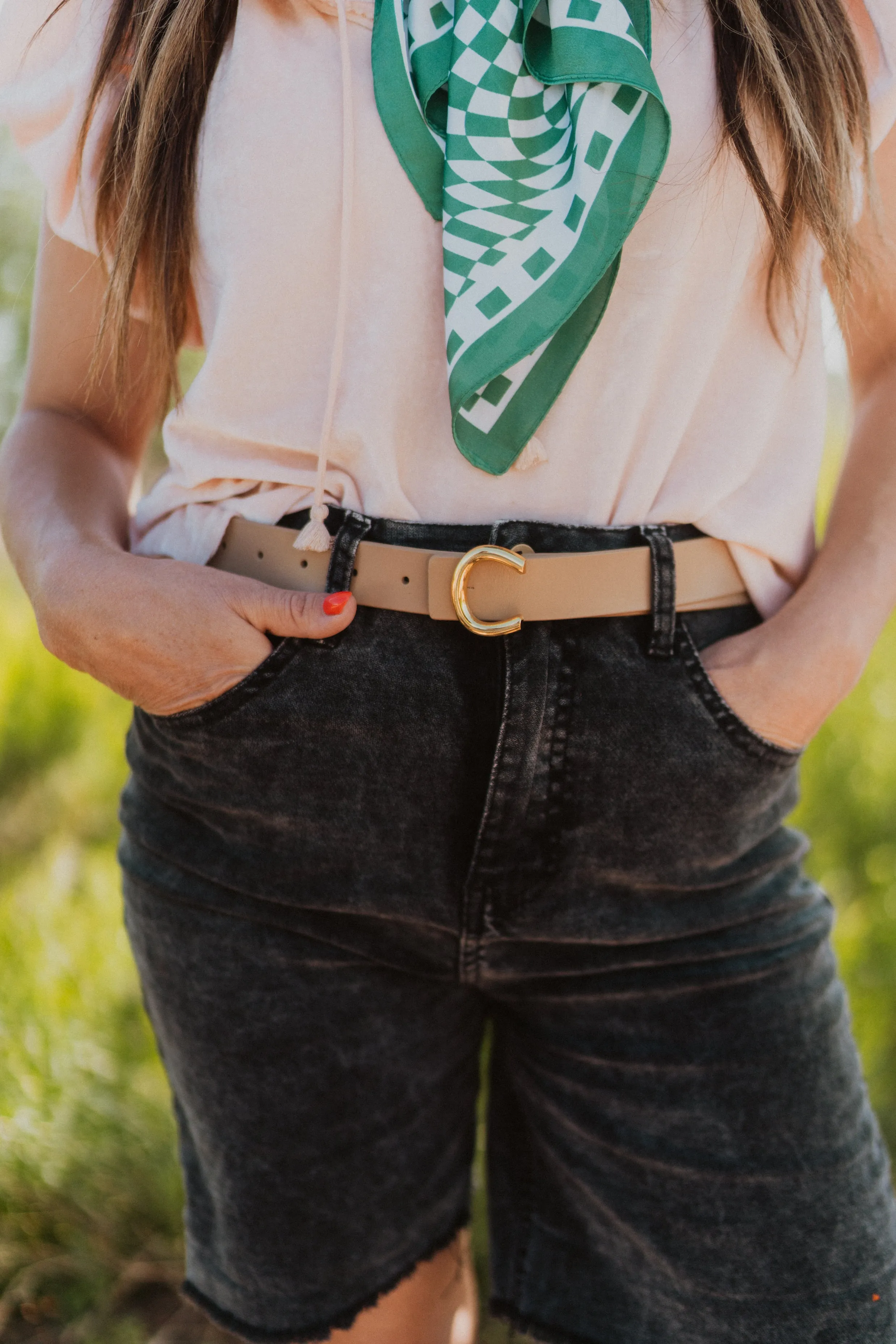 Gold Horseshoe Belt sold by Goldie Lew