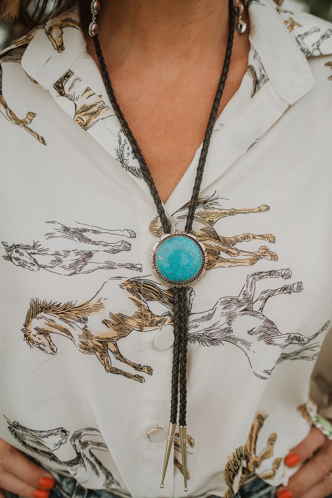Palmer Bolo Tie - FINAL SALE sold by Goldie Lew product image thumbnail 2