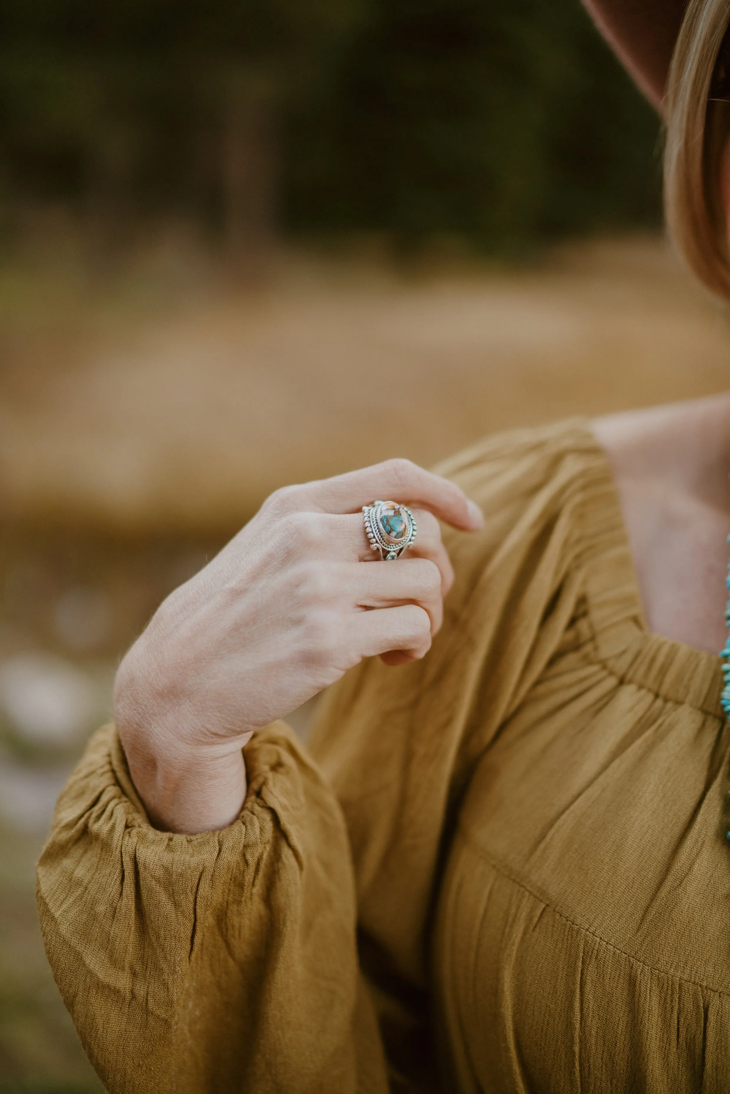 Eden Ring | Spiny Turquoise sold by Goldie Lew product image thumbnail 4