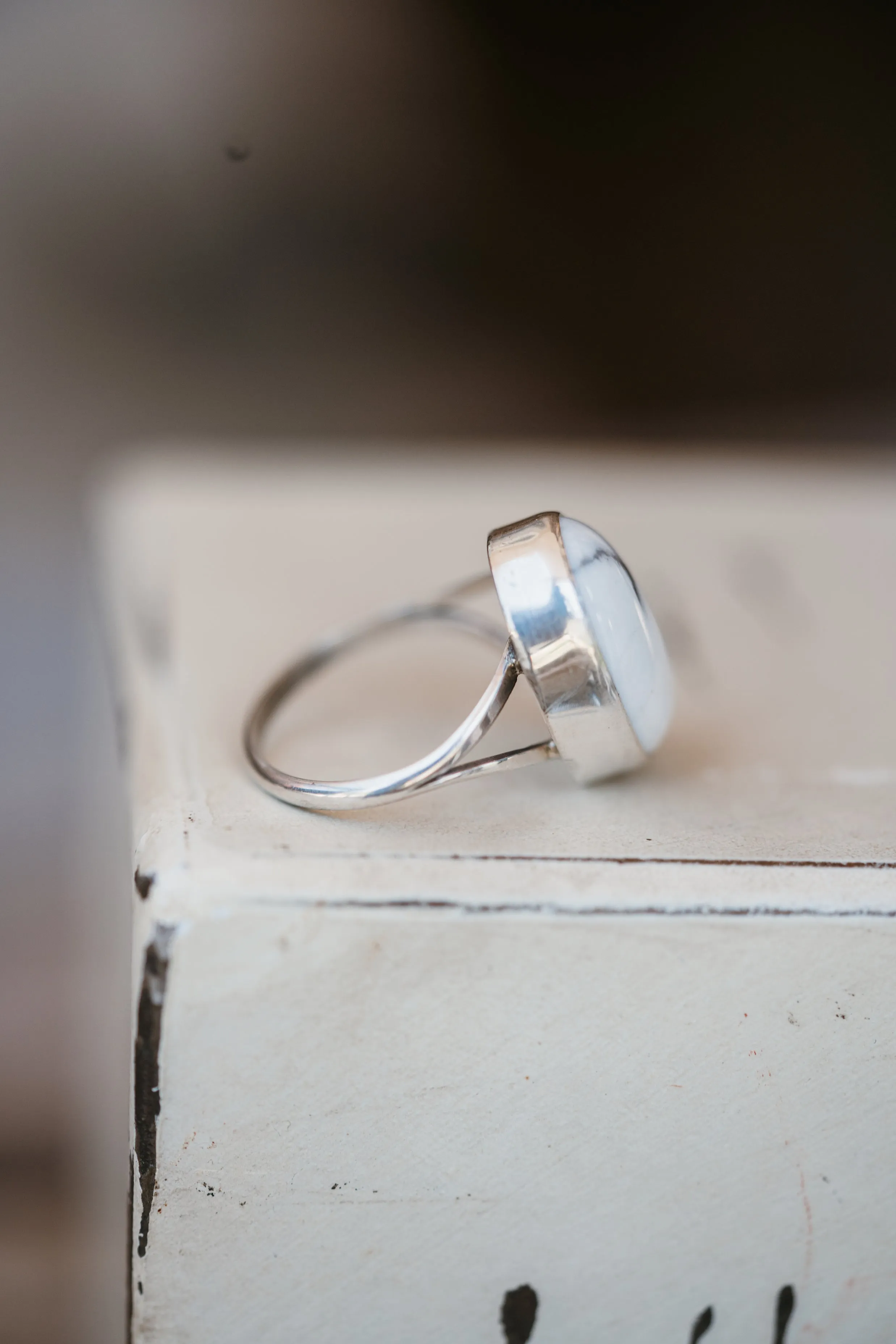 Ronnie Ring | Howlite sold by Goldie Lew product image thumbnail 3