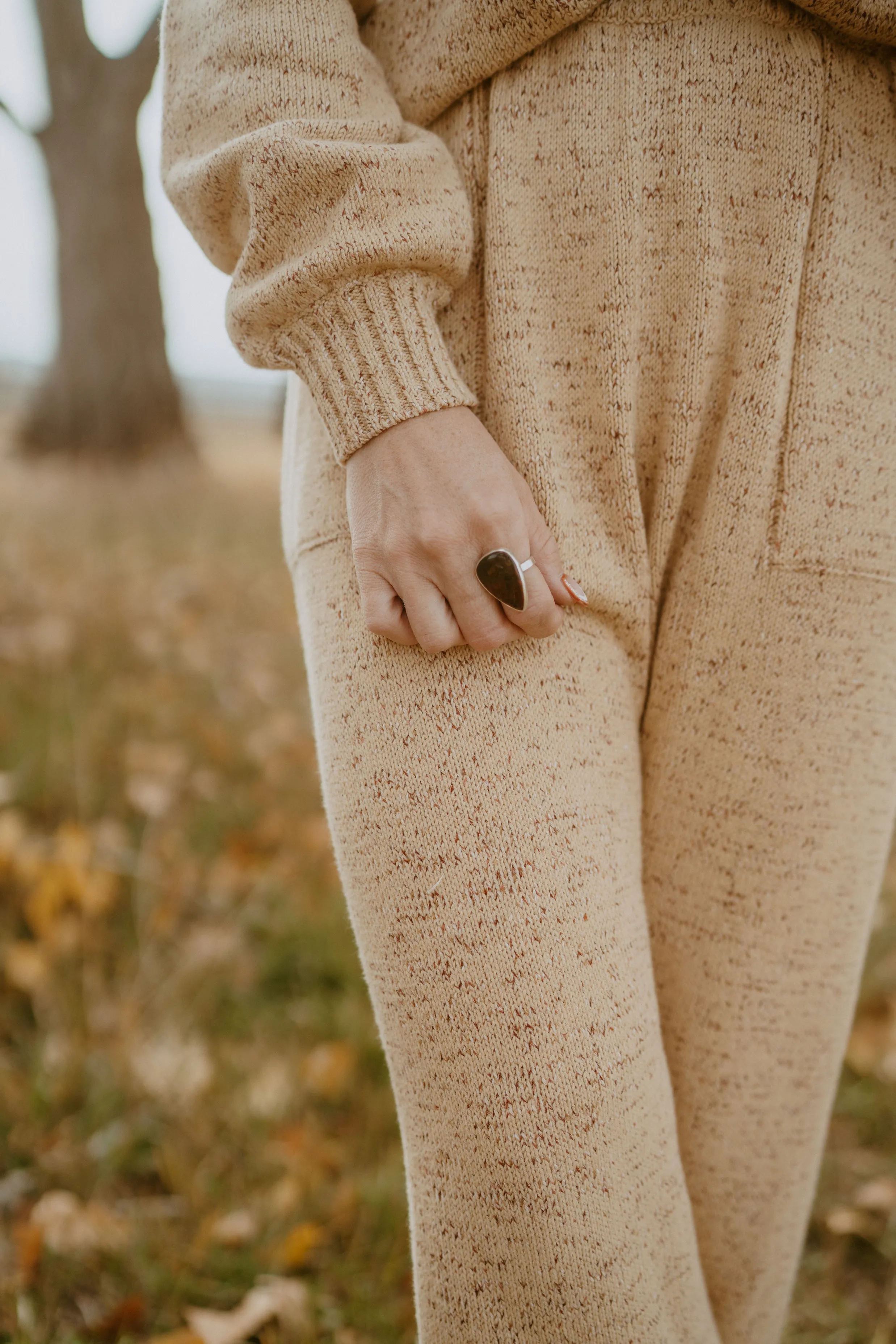 Velvette Ring | Teardrop | Blood Stone sold by Goldie Lew product image thumbnail 3