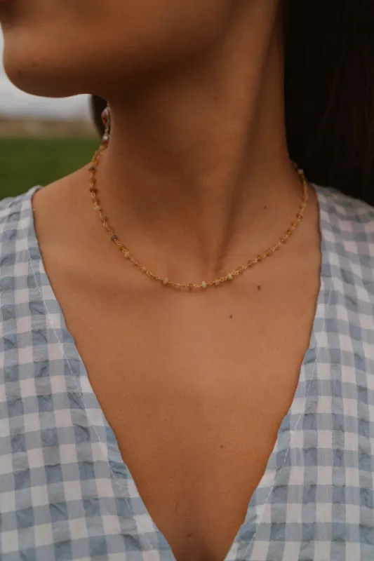 Erren Necklace | Ethiopian Opal sold by Goldie Lew