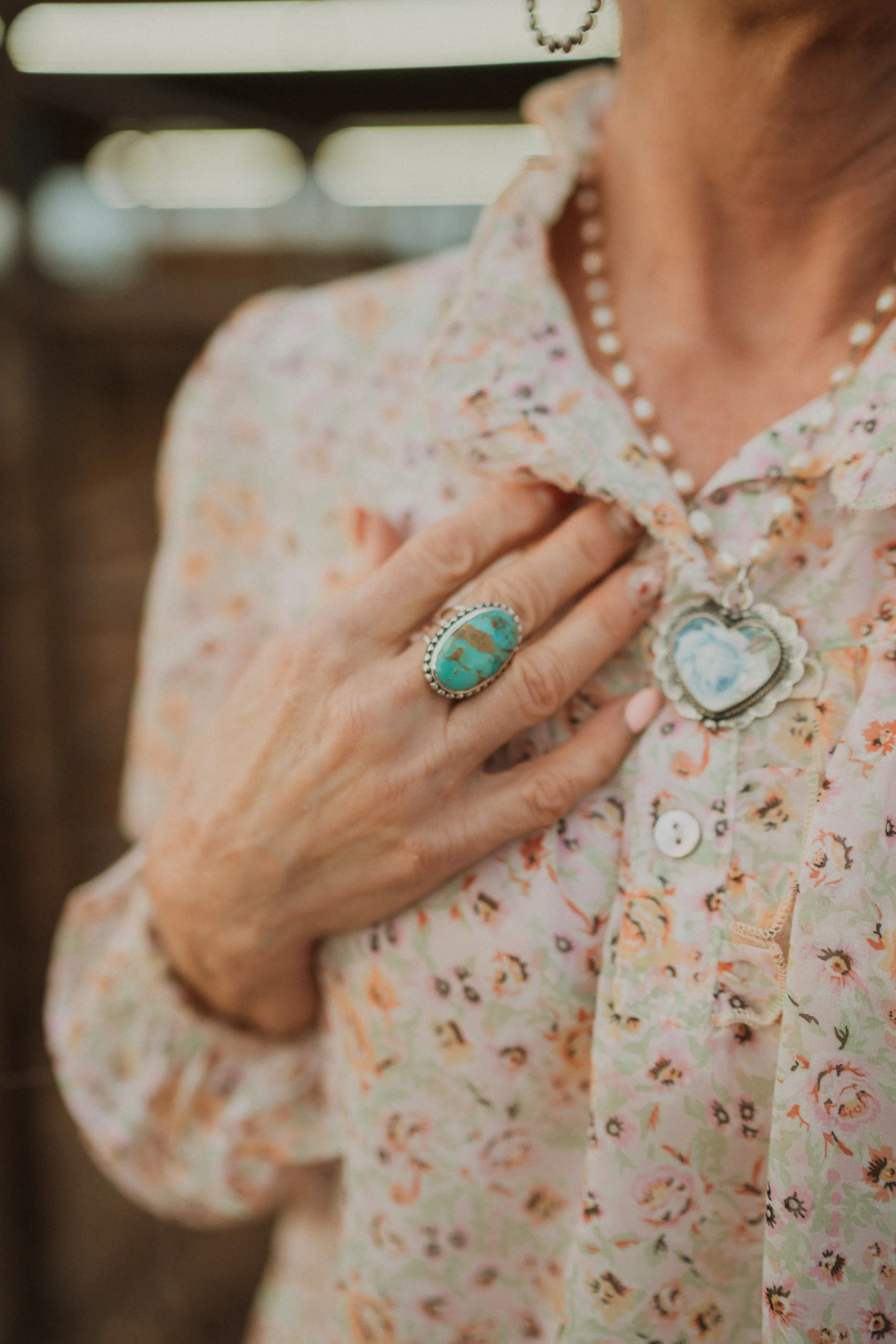 Etta Ring | Turquoise sold by Goldie Lew product image thumbnail 2