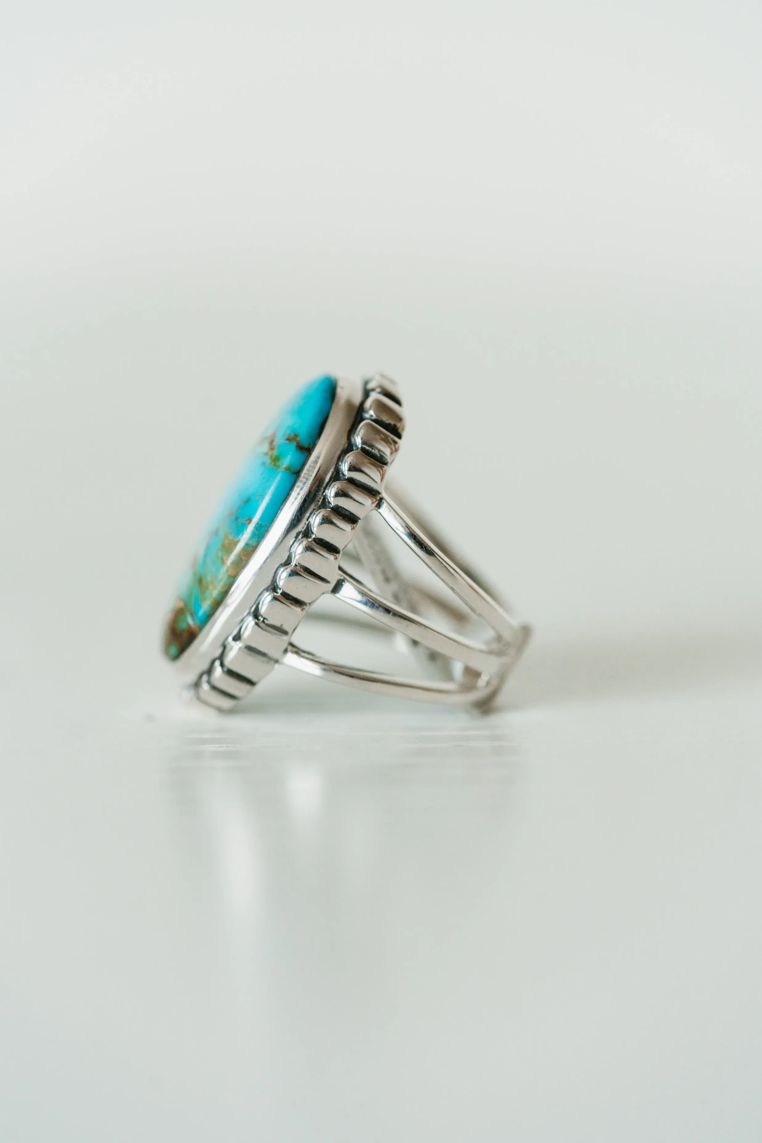 Etta Ring | Turquoise sold by Goldie Lew product image thumbnail 3