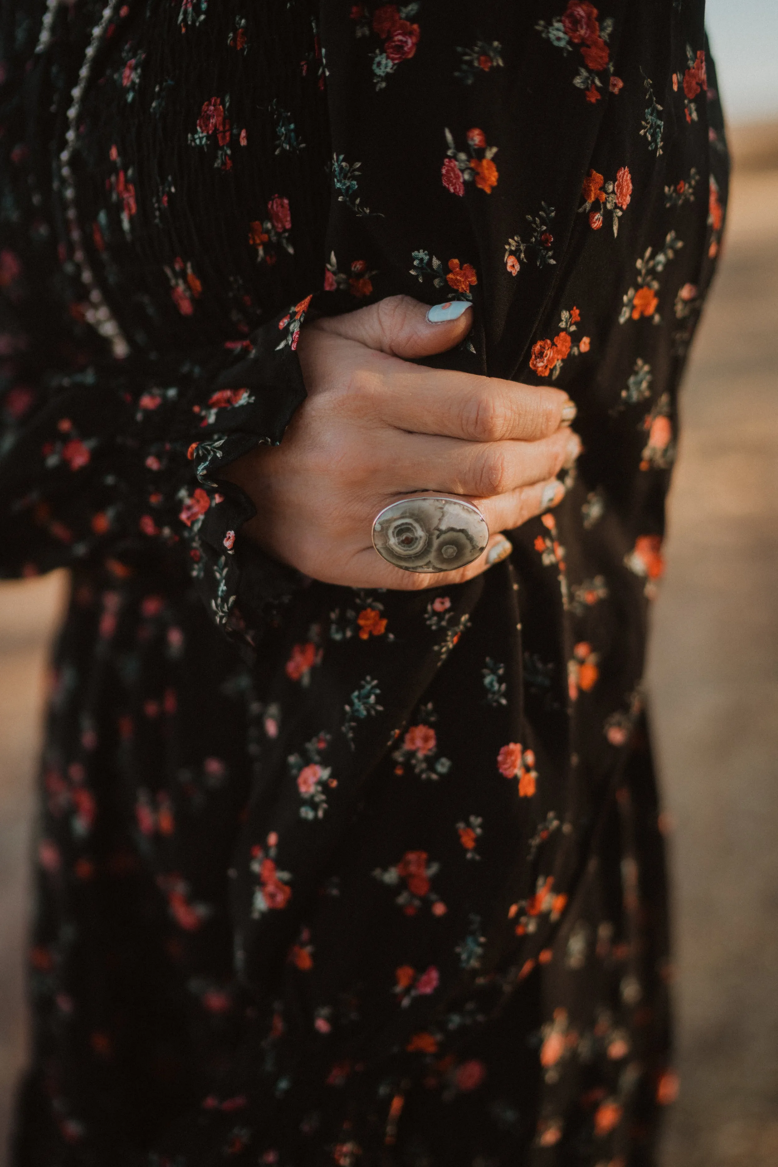 Ocean Ring | Ocean Jasper - FINAL SALE sold by Goldie Lew product image thumbnail 3