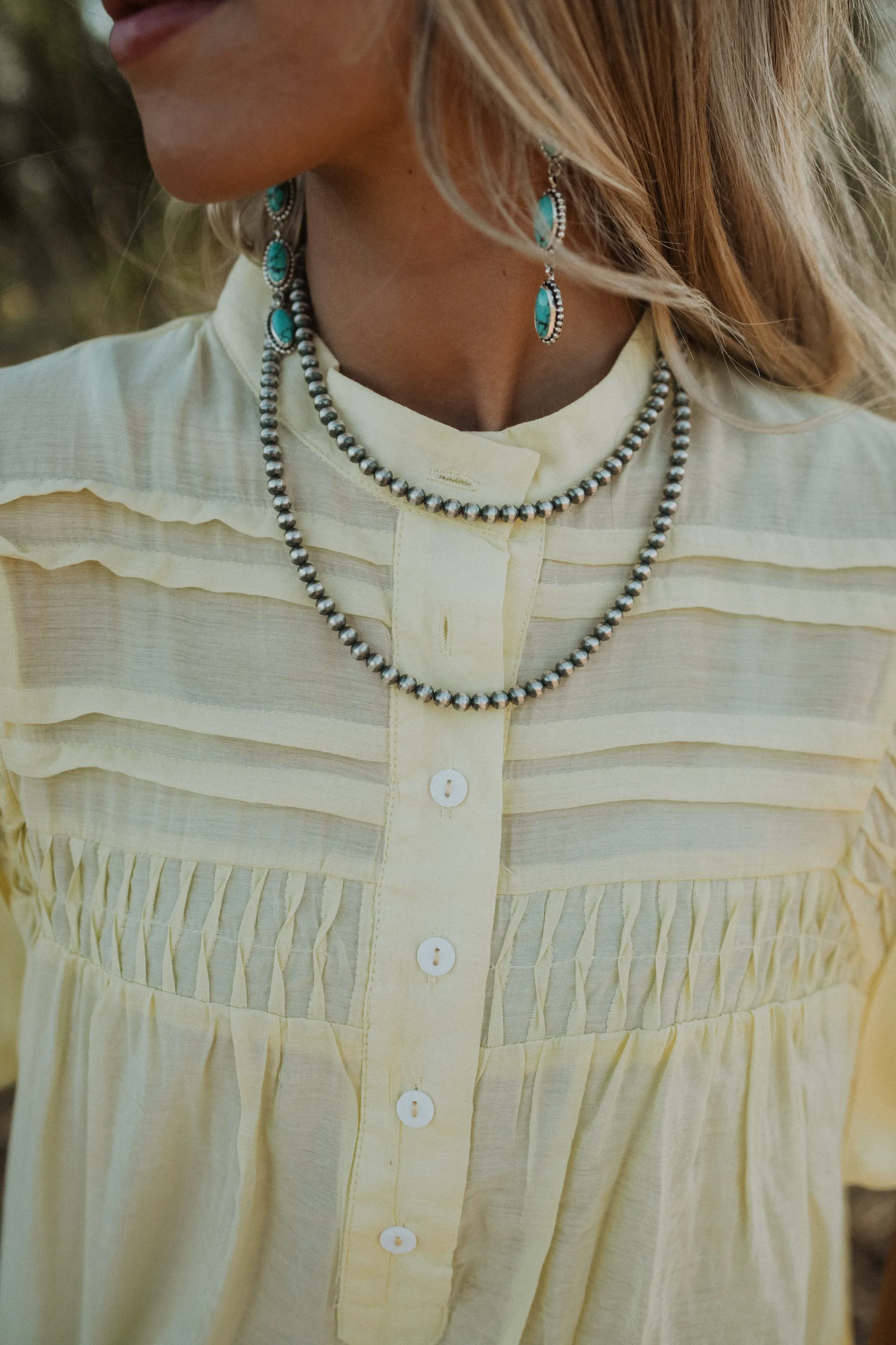 Myla Necklace | 36 inch | 6 mm sold by Goldie Lew product image thumbnail 3