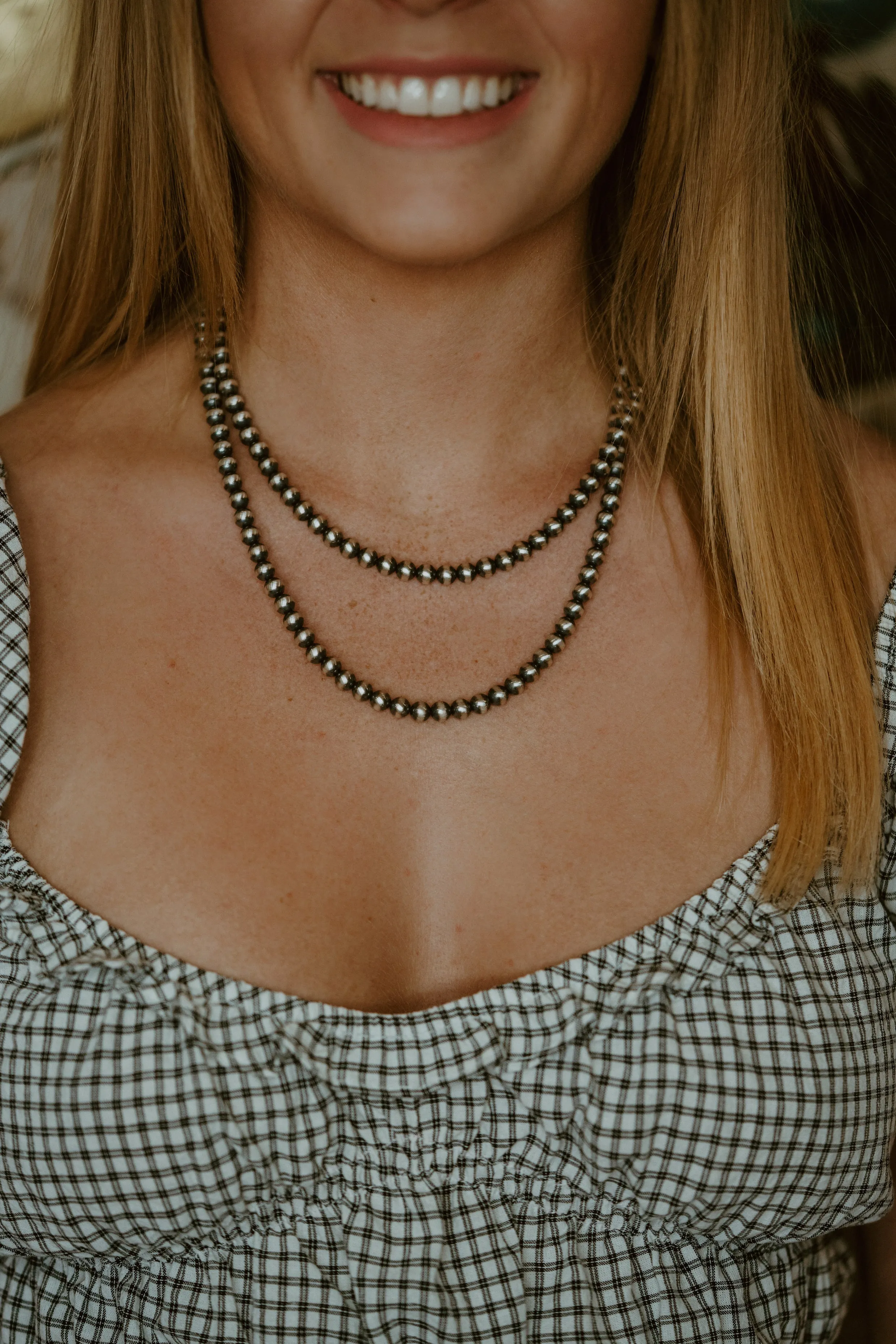 Myla Necklace | 36 inch | 6 mm sold by Goldie Lew product image thumbnail 5