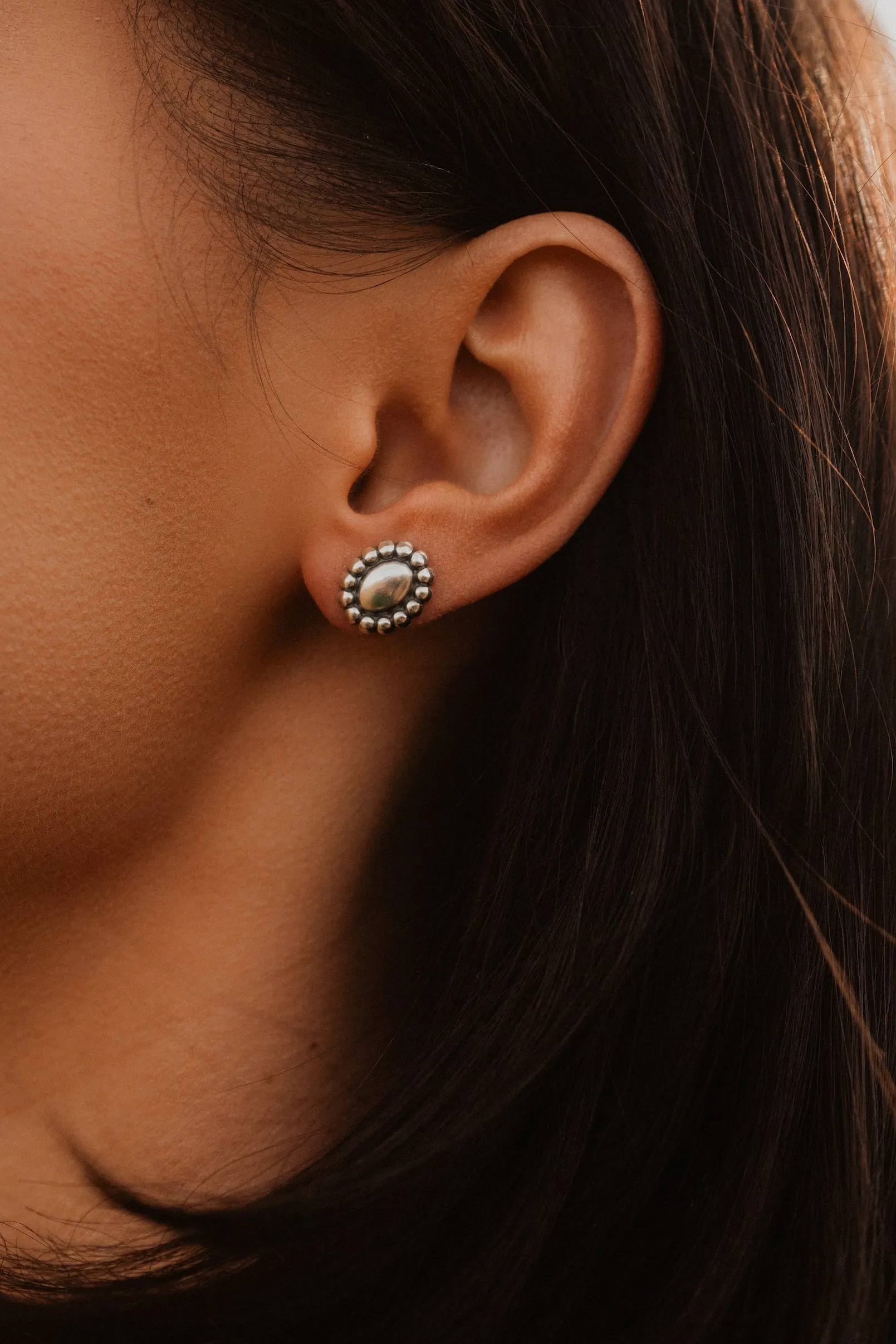 Bianca Studs | Silver sold by Goldie Lew product image thumbnail 3