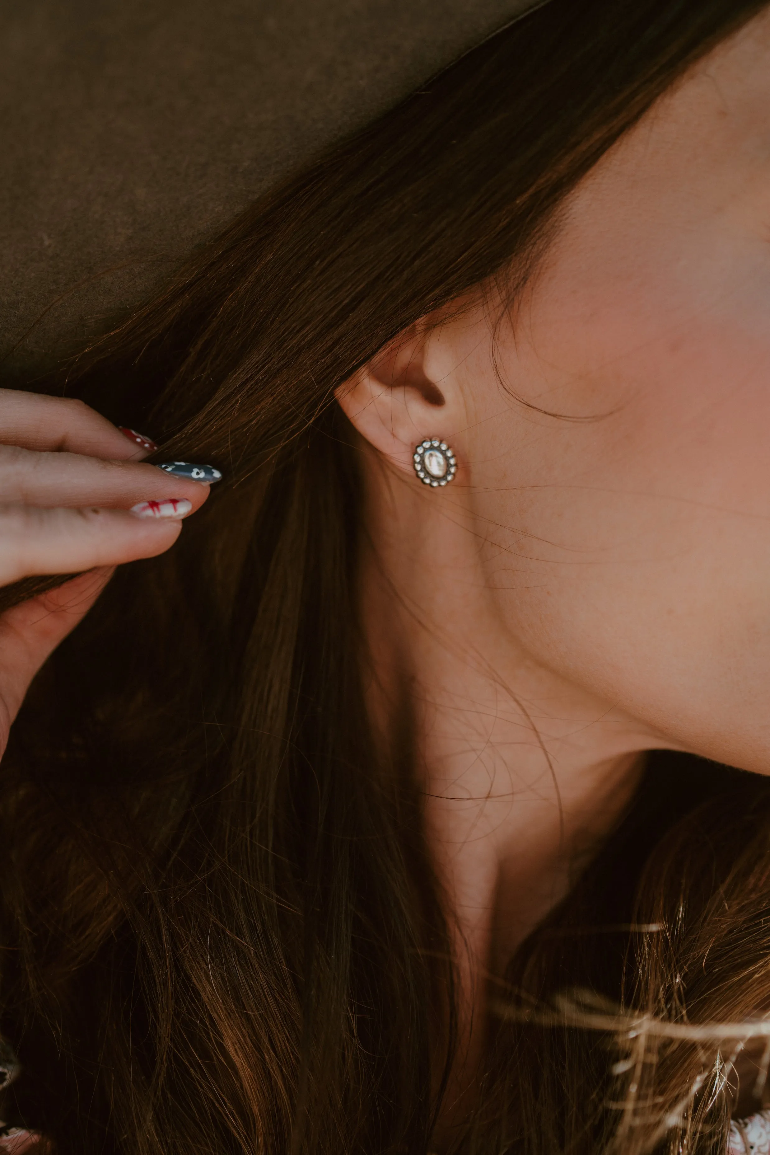 Bianca Studs | Silver sold by Goldie Lew product image thumbnail 4