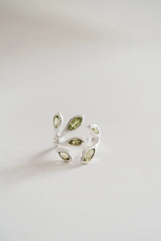 Blythe Ring | Green sold by Goldie Lew