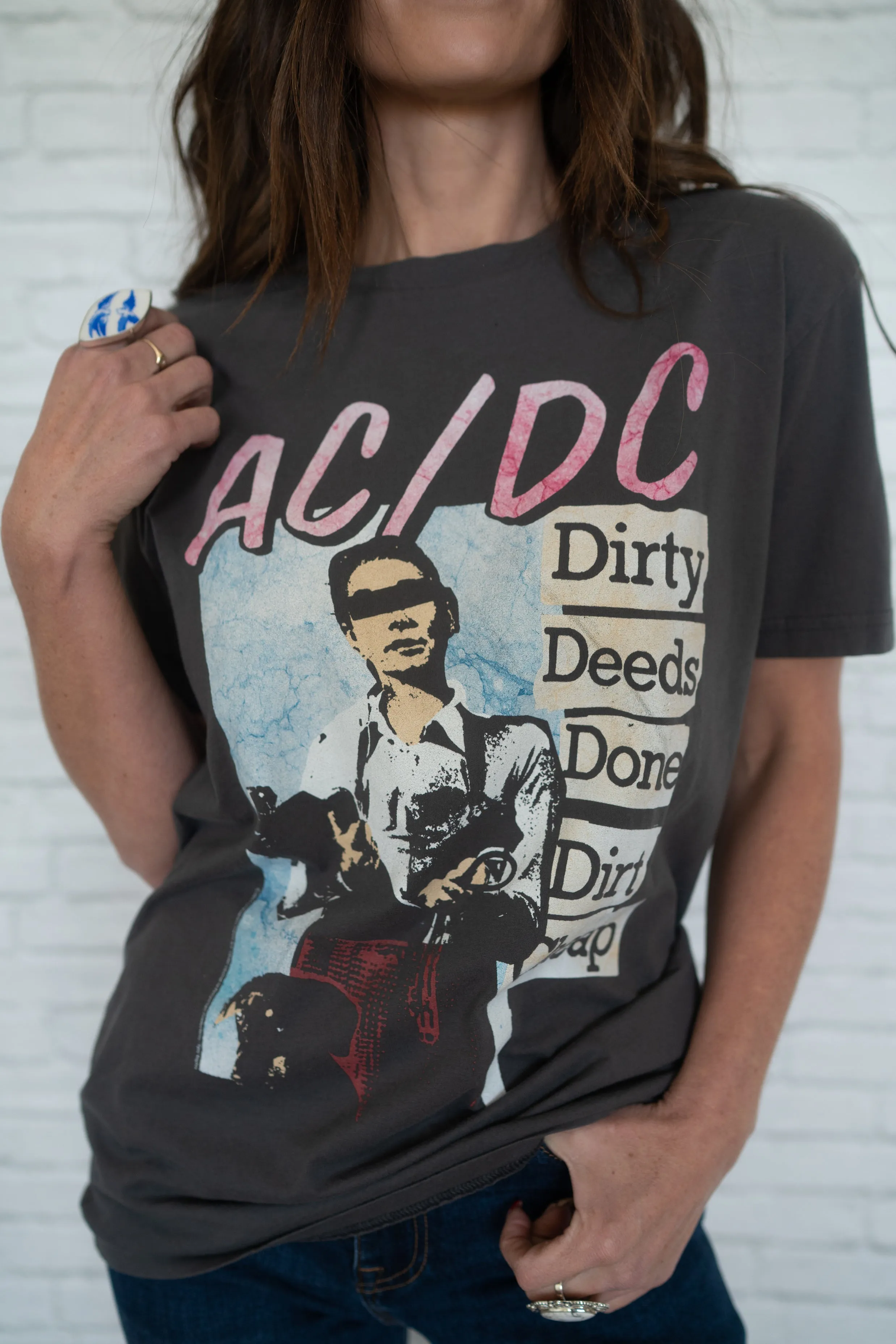 AC/DC T-Shirt sold by Goldie Lew product image thumbnail 3
