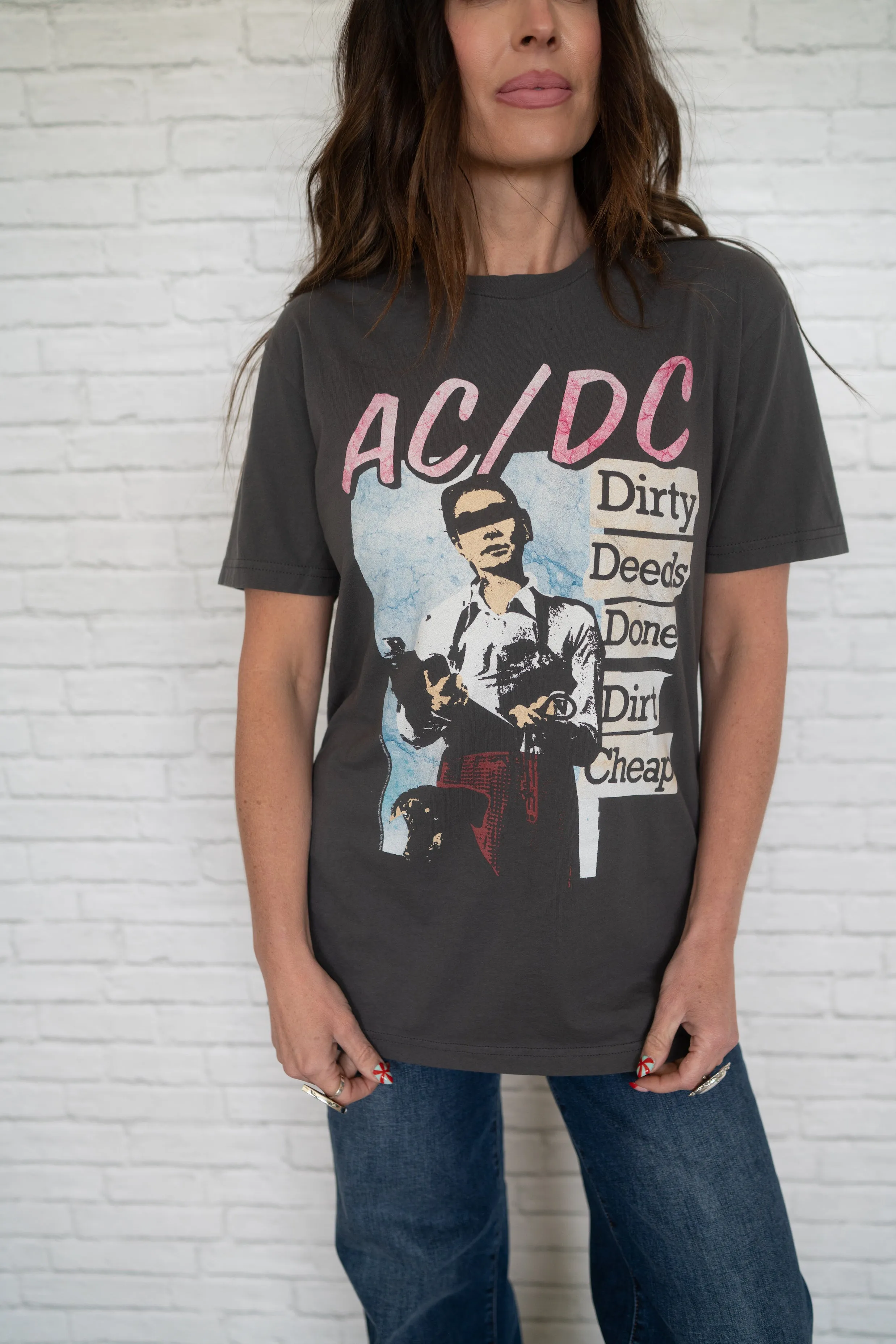 AC/DC T-Shirt sold by Goldie Lew product image thumbnail 4