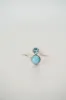 Bella Ring | Blue + Larimar sold by Goldie Lew