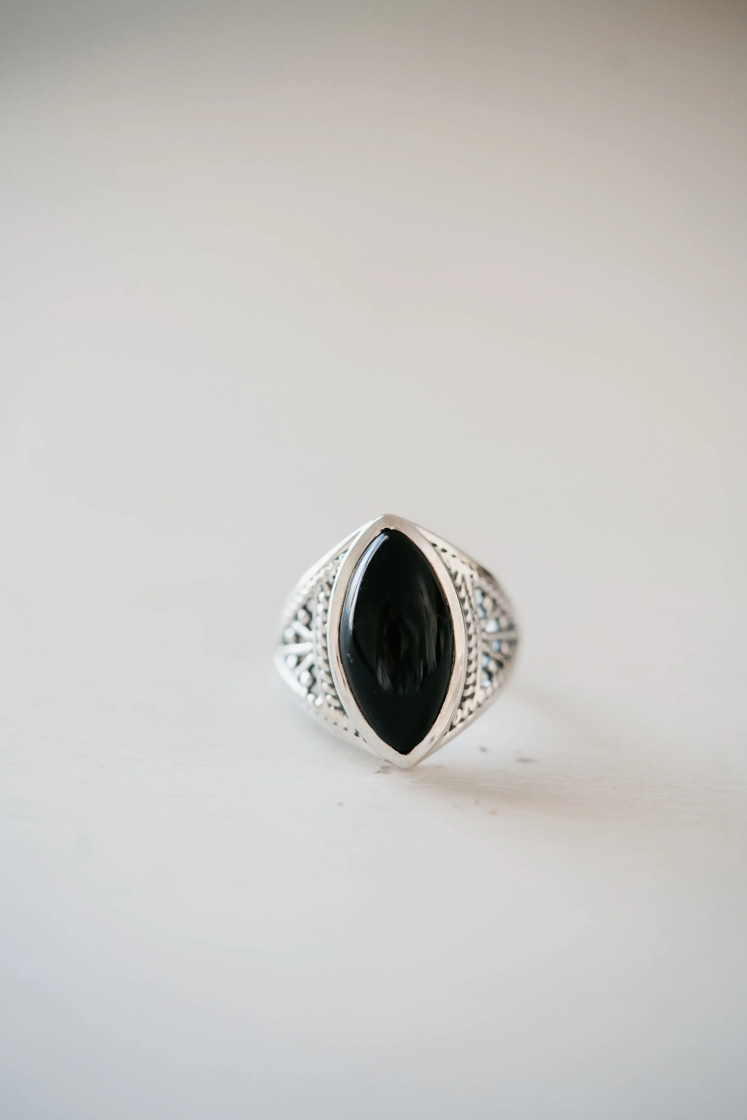 Charity Ring | Black Onyx - FINAL SALE sold by Goldie Lew