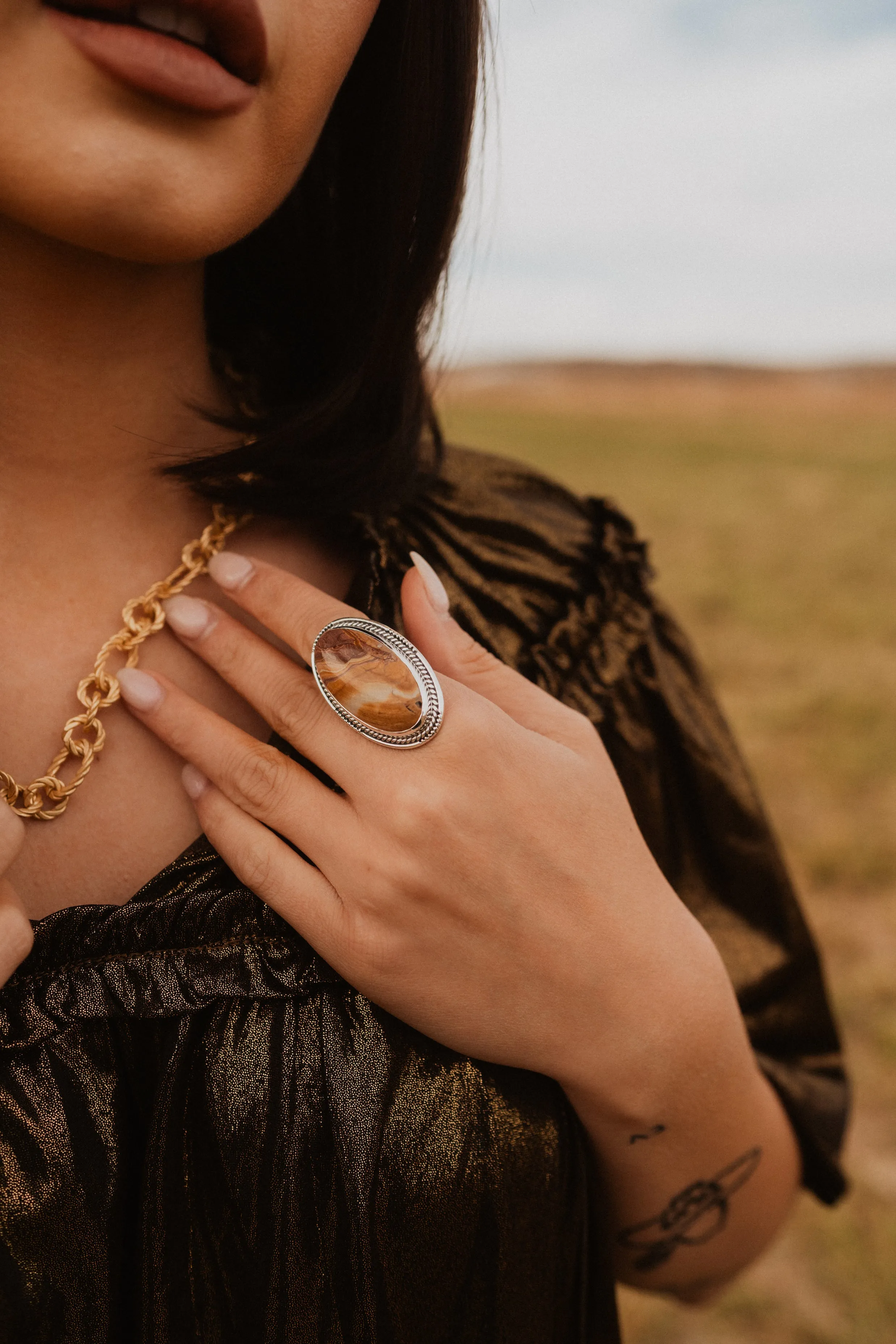 Skyler Ring | Wonder Jasper sold by Goldie Lew product image thumbnail 2