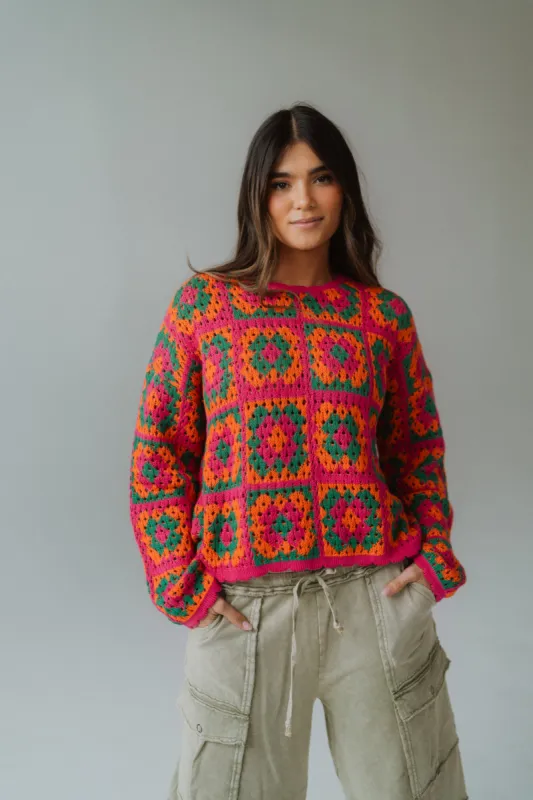 Suga Crochet Sweater sold by Goldie Lew