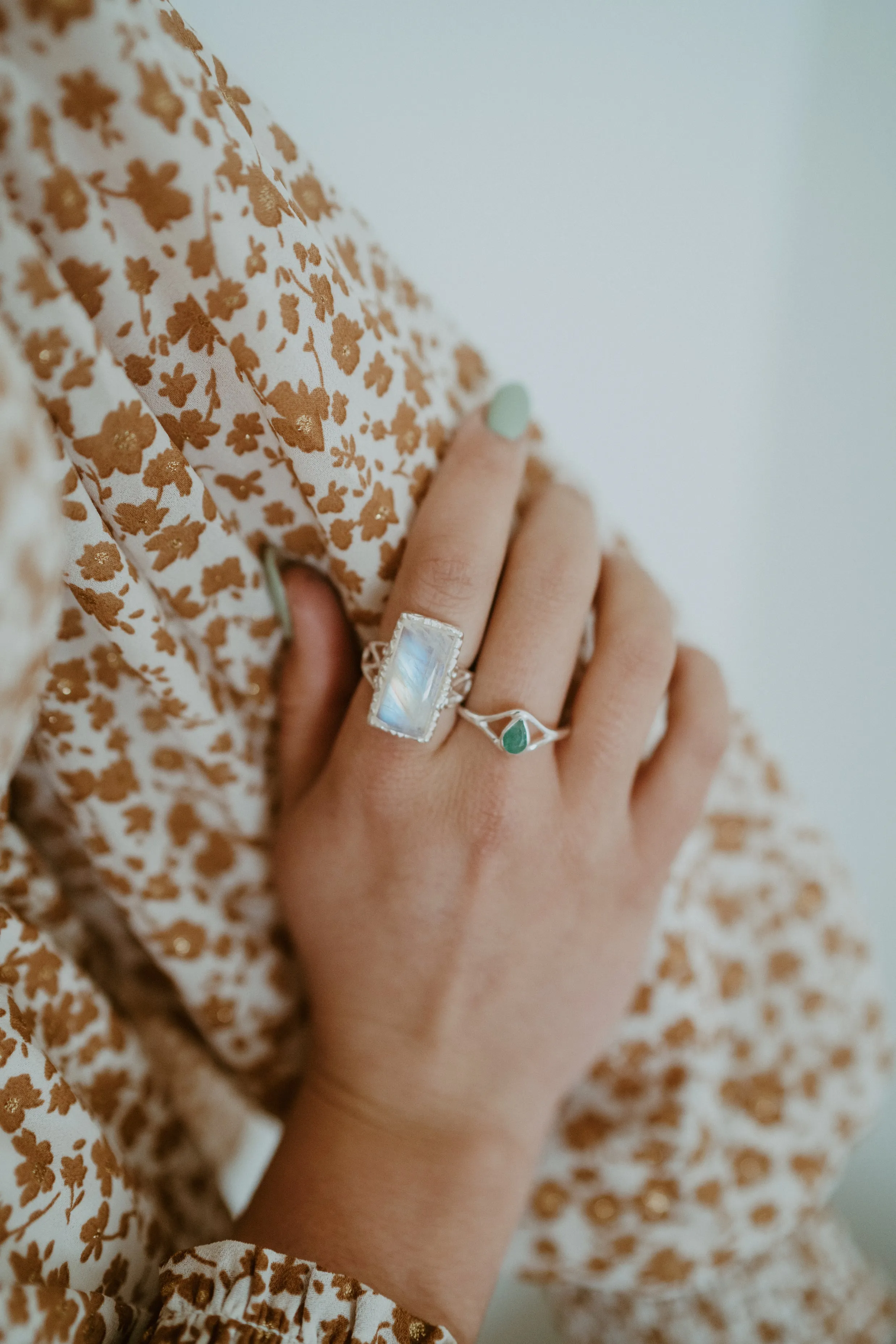 Shirley Ring | Moonstone sold by Goldie Lew product image thumbnail 3