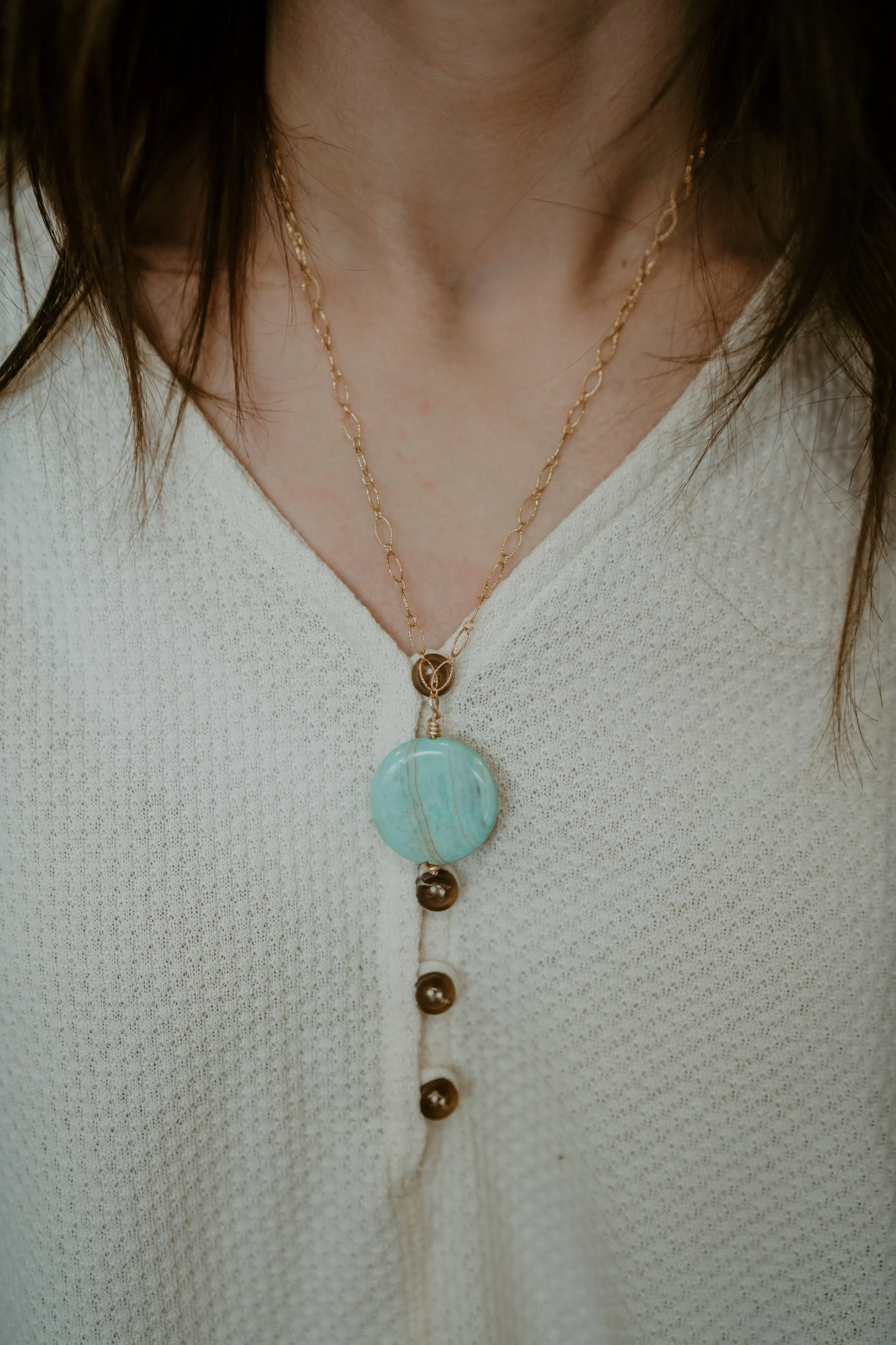 Marimba Necklace - FINAL SALE sold by Goldie Lew product image thumbnail 4