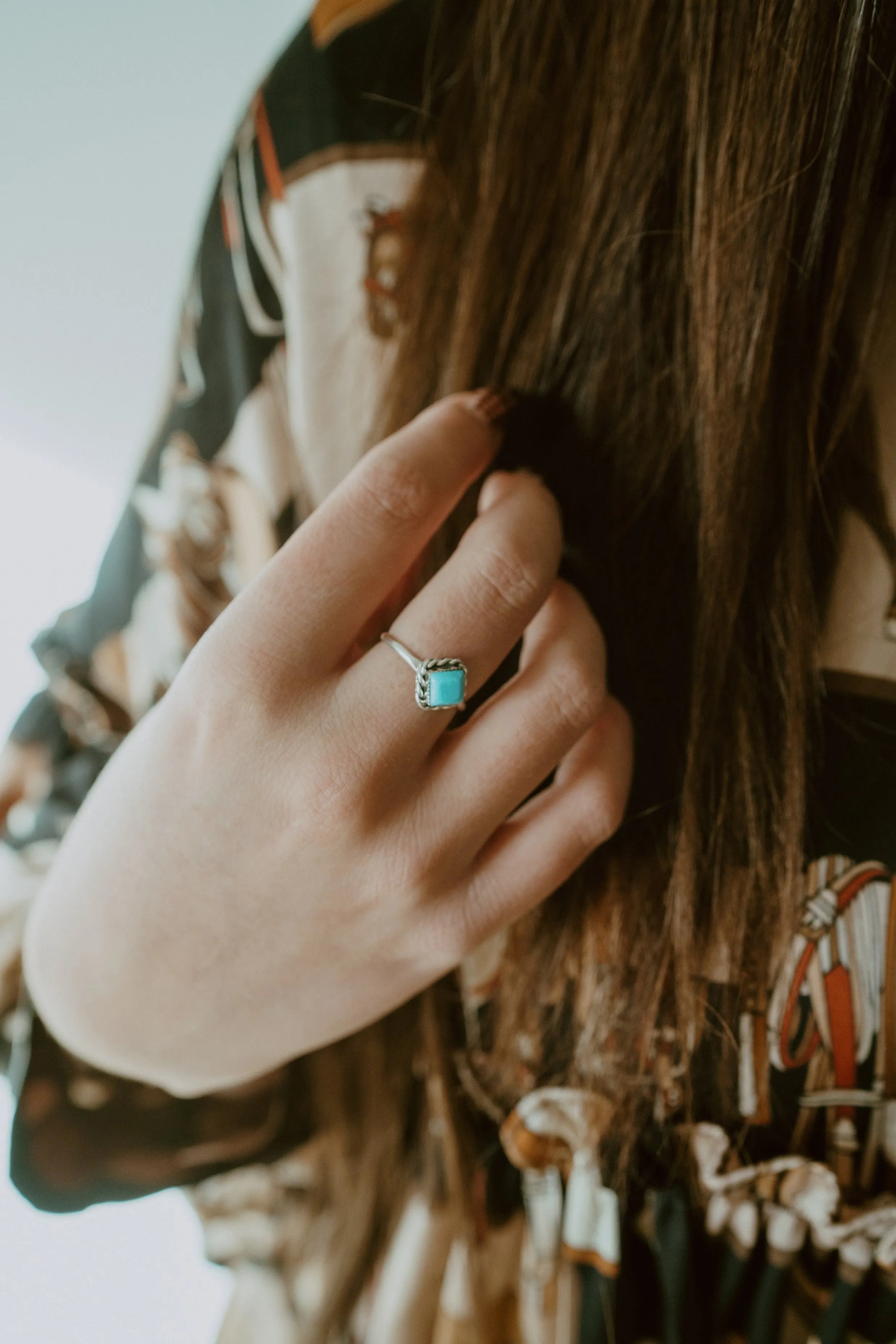 Cassidy Ring | Turquoise sold by Goldie Lew product image thumbnail 3
