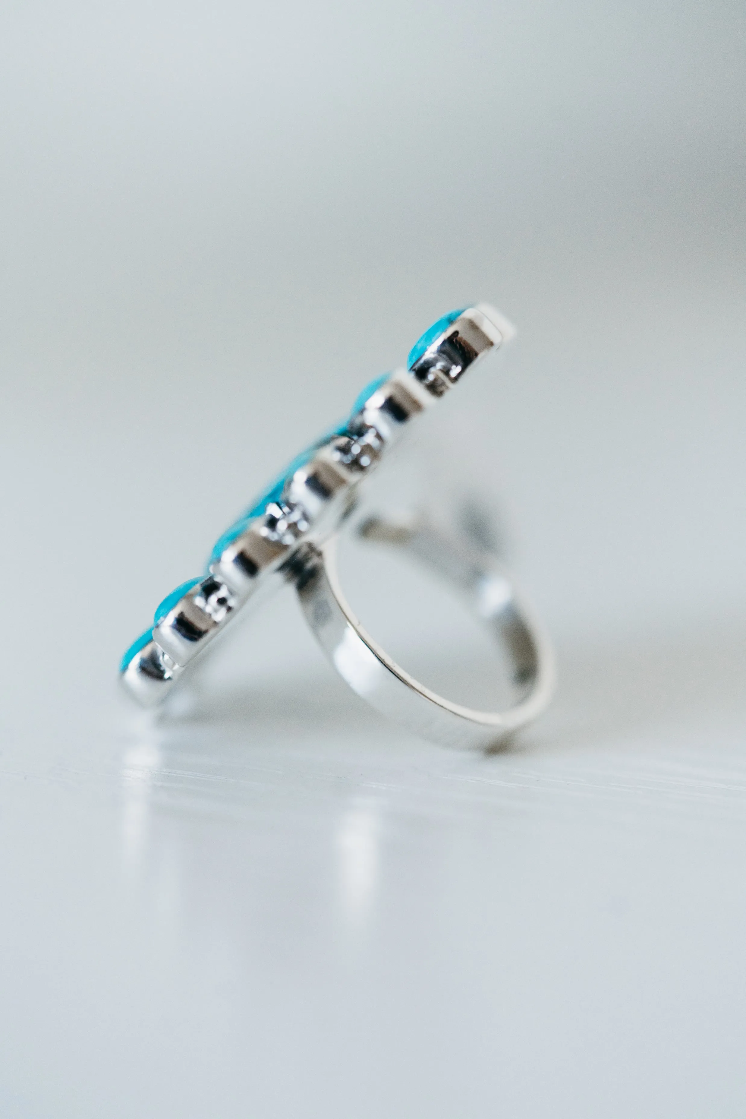 Memphis Ring | Turquoise sold by Goldie Lew product image thumbnail 5