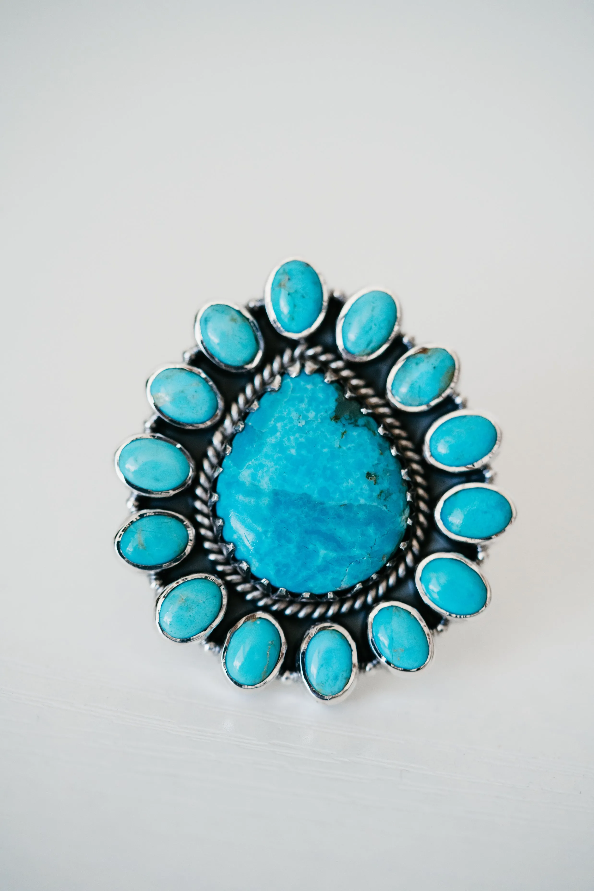 Memphis Ring | Turquoise sold by Goldie Lew product image thumbnail 4