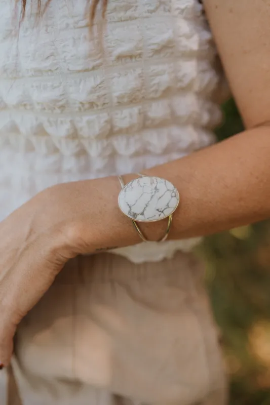Brenton Cuff | Howlite sold by Goldie Lew