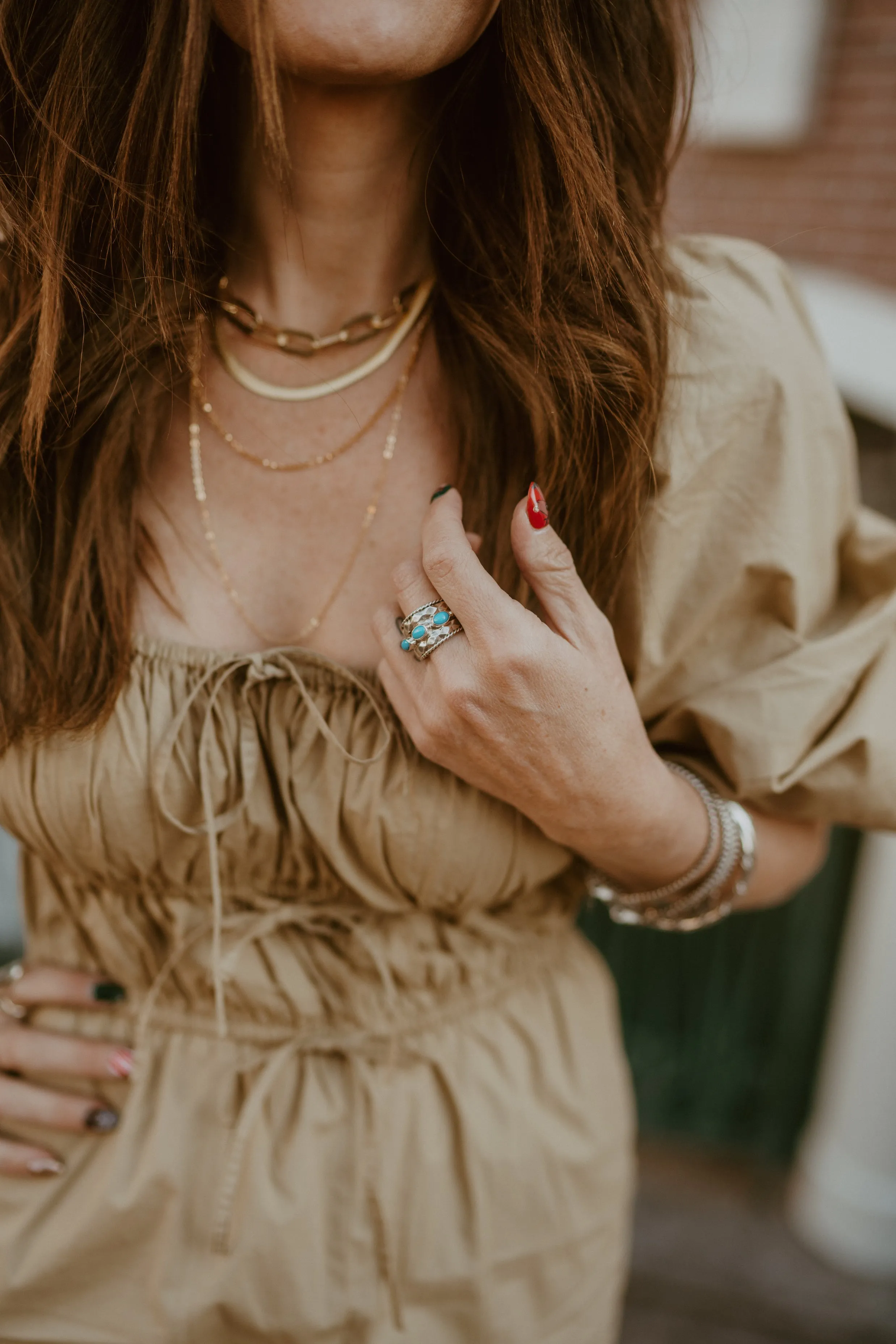 Helen Ring | Turquoise sold by Goldie Lew product image thumbnail 3