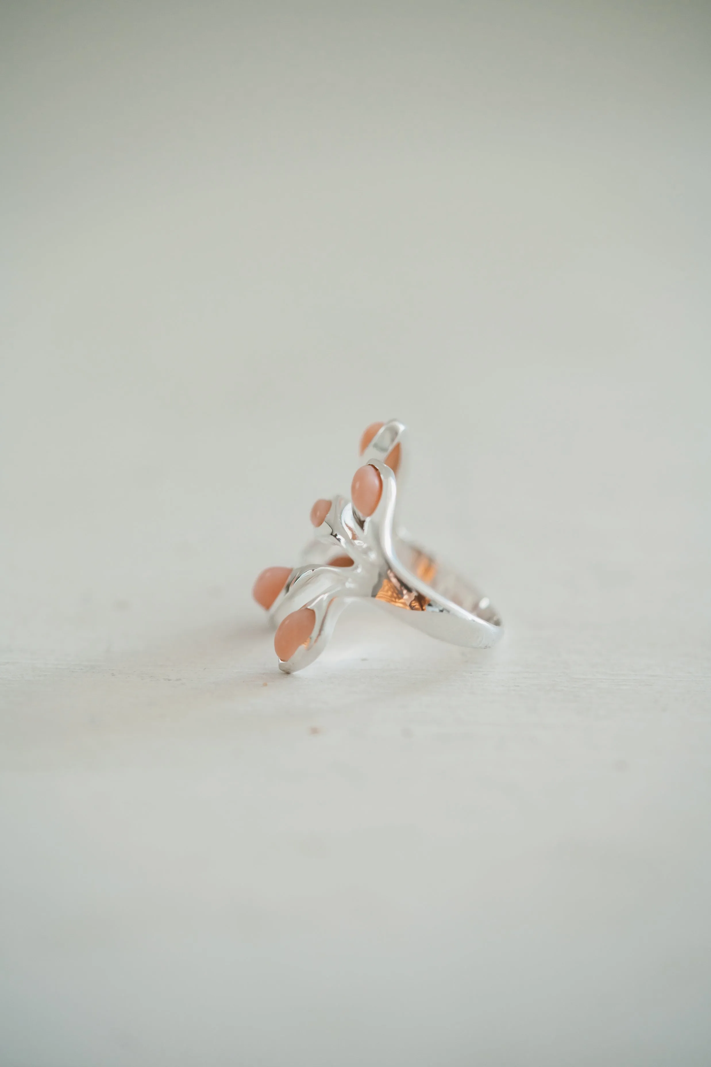 Blythe Ring | Pink Opal sold by Goldie Lew product image thumbnail 2