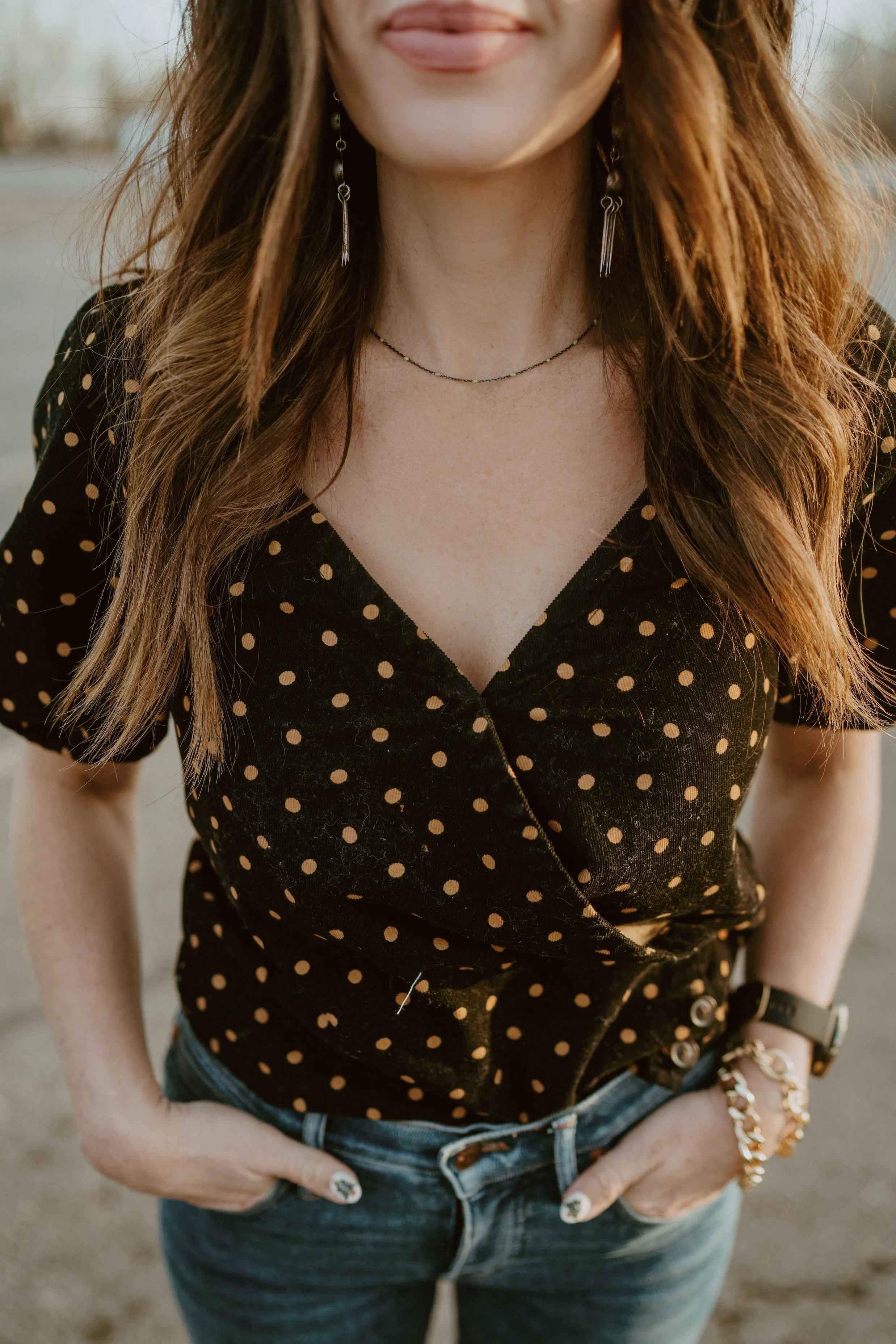 Maria Necklace | Green - FINAL SALE sold by Goldie Lew