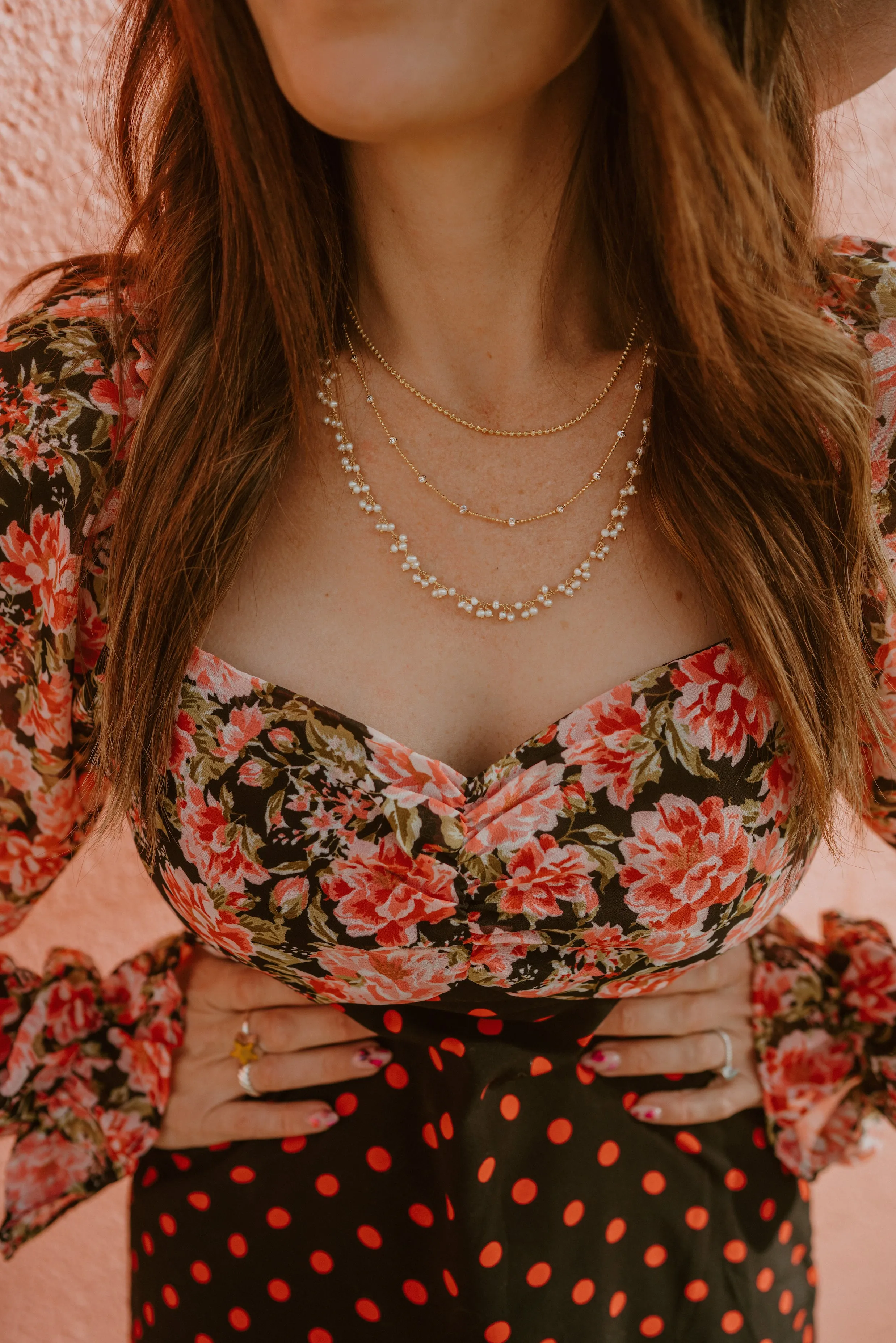 Gold Necklace Set #18 sold by Goldie Lew