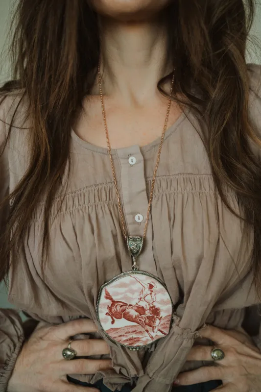 His Horse Necklace sold by Goldie Lew