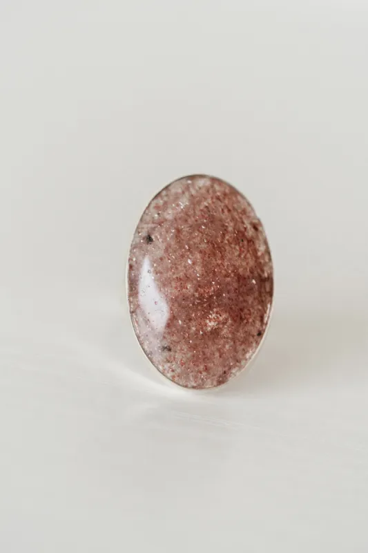 Xandra Ring | Cherry Quartz sold by Goldie Lew